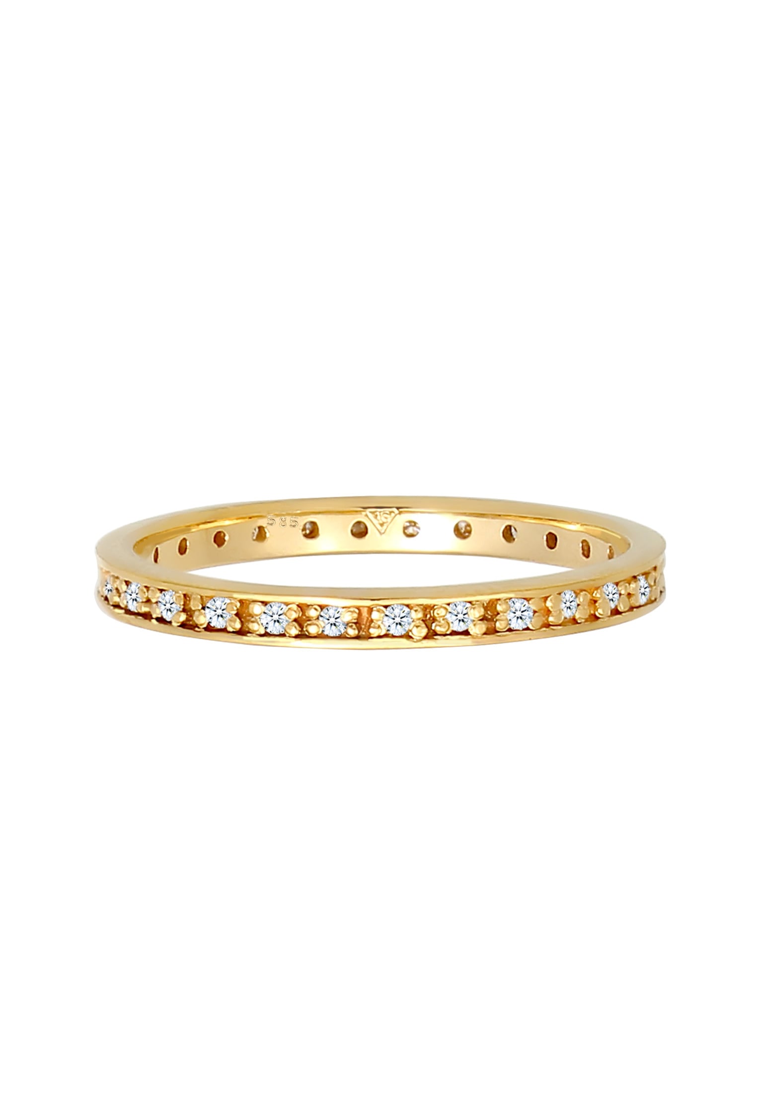 Elli DIAMONDS Verlobungsring »Ring Verlobungsring Diamant (0.14 ct) 585 Gelbgold«