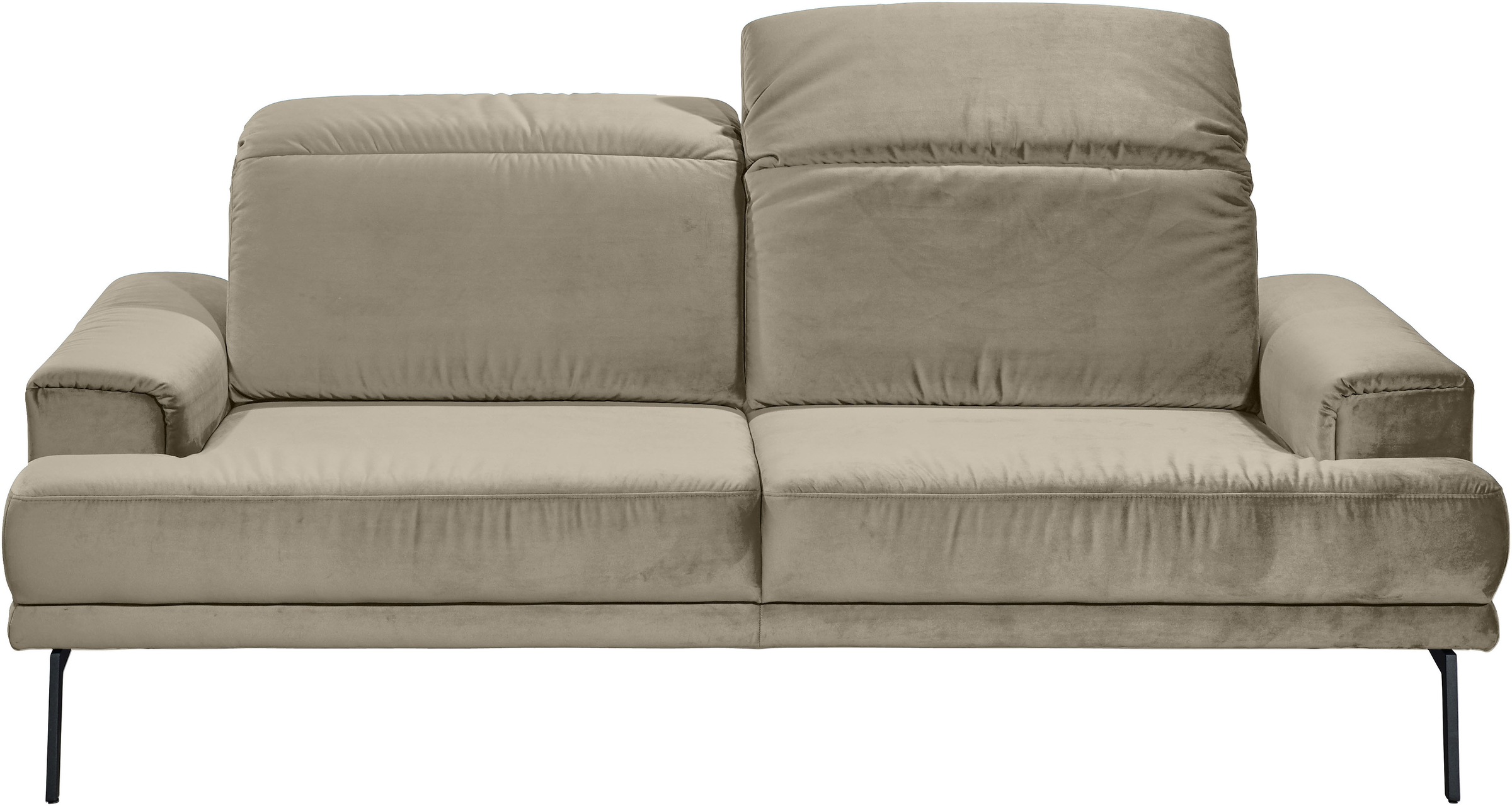 Musterring 2-Sitzer »MR 4580«, inkl. Kopf- und Sitztiefenverstellung, Fuß schwarz, B198 x T103 cm