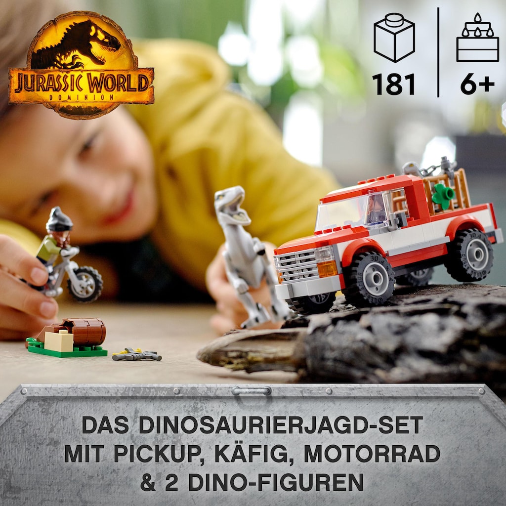 LEGO® Konstruktionsspielsteine »Blue & Beta in der Velociraptor-Falle (76946), LEGO® Jurassic World«, (181 St.)