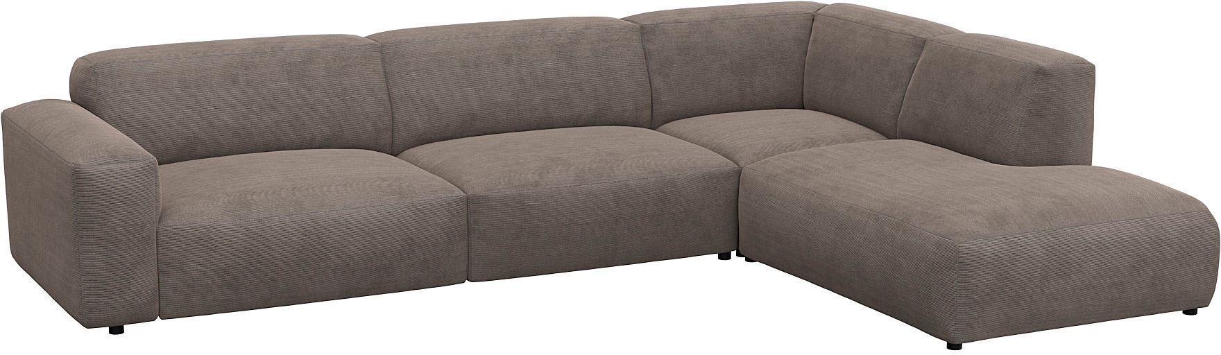 FLEXLUX Ecksofa »Lucera, super bequem durch hochwertigen Sitzaufbau mit Kaltschaum« modern & anschmiegsam, L-Form, Designsofa