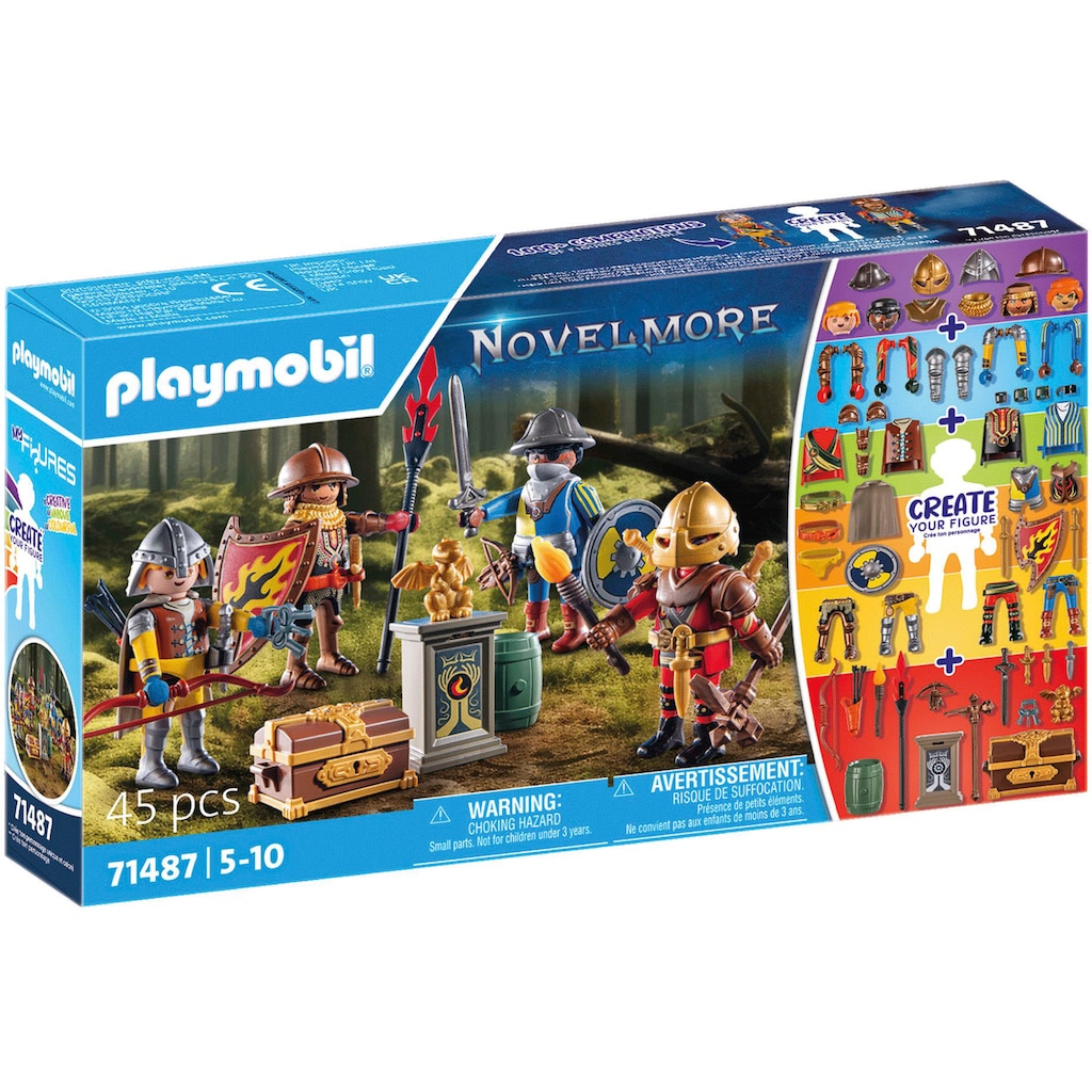 Playmobil® Konstruktions-Spielset »Novelmore, Ritter von Novelmore (71487), My Figures«, (45 St.)