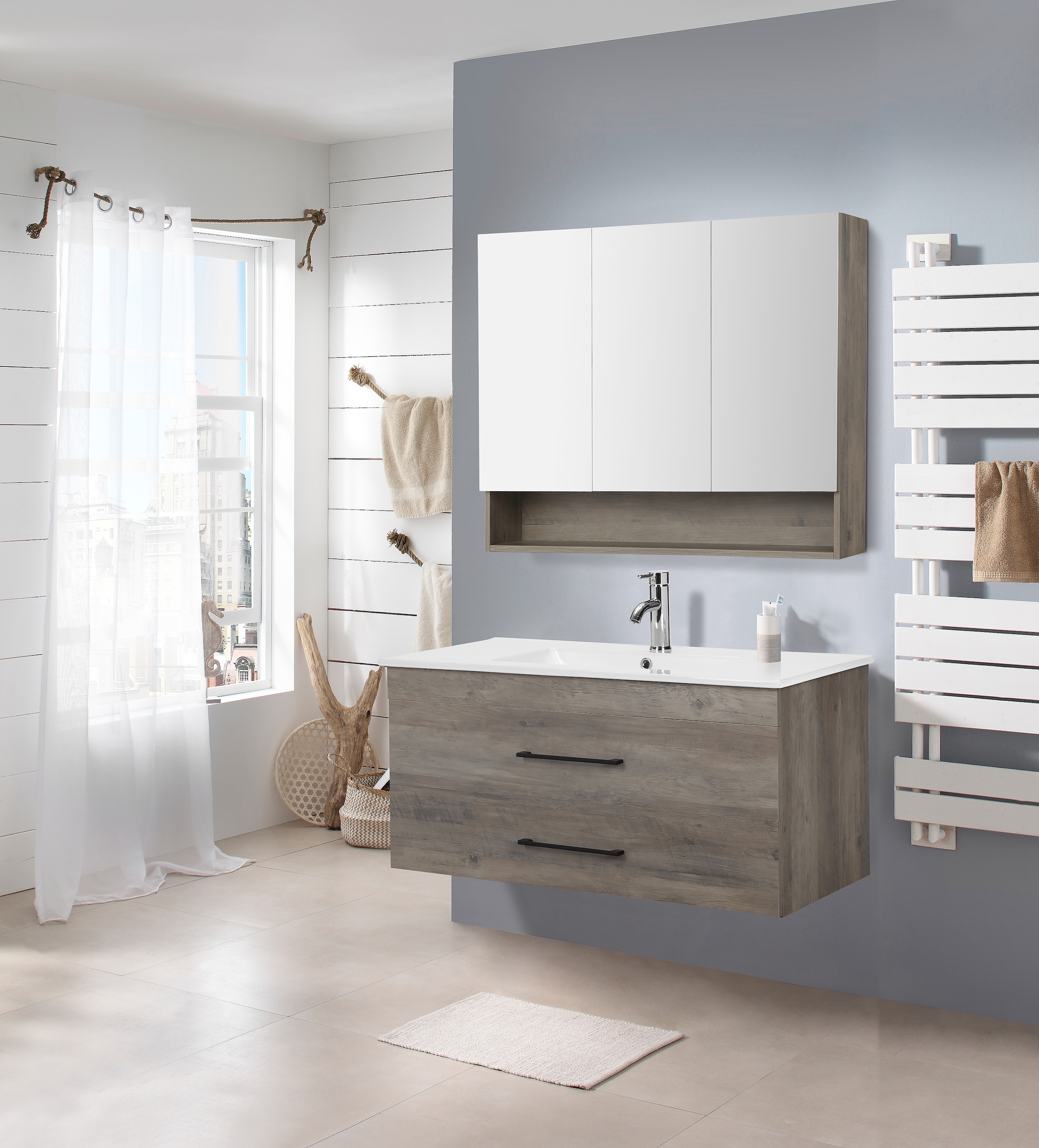 welltime Spiegelschrank »Florenz«, 2 Türen