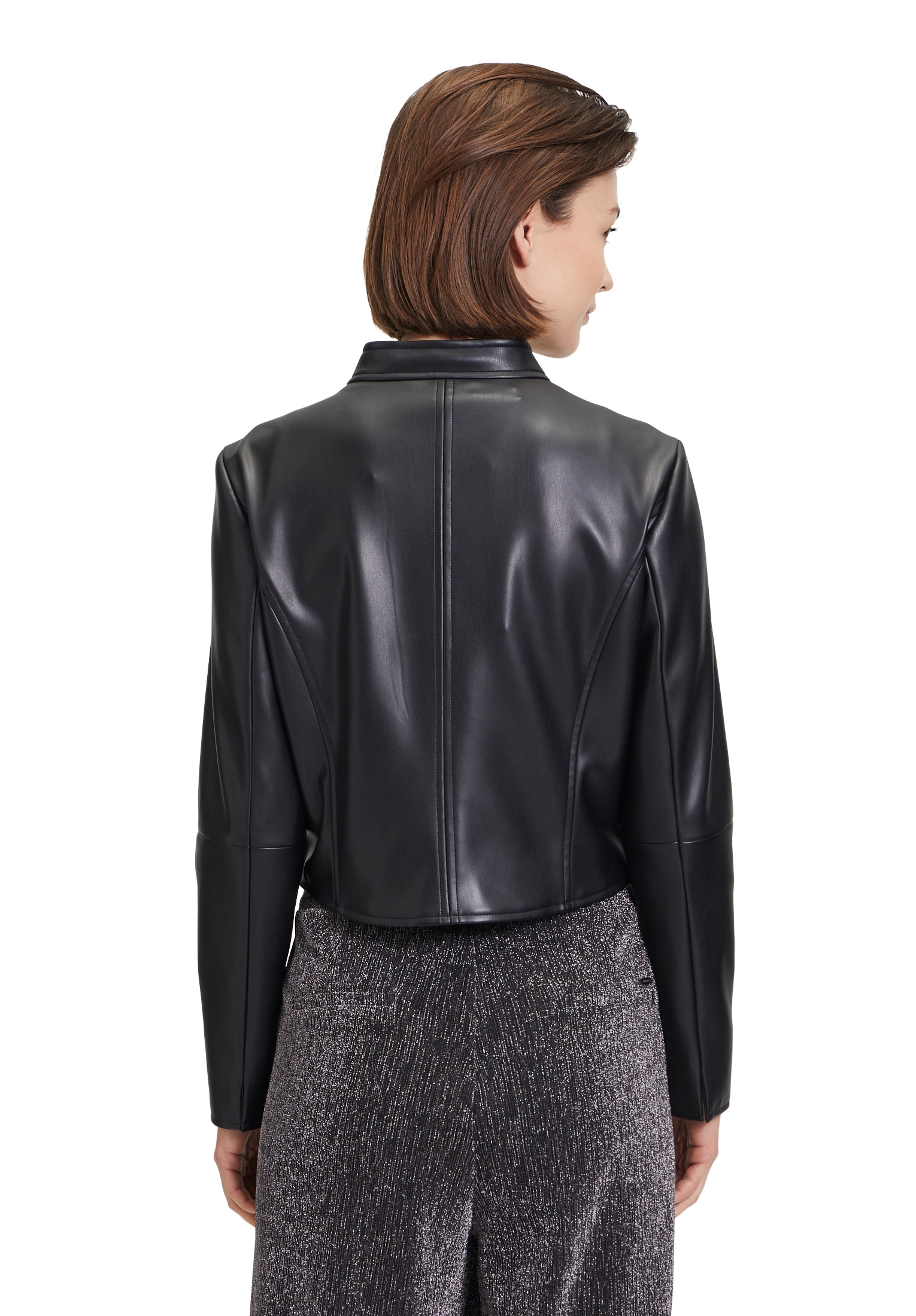 Betty&Co Jackenblazer »Bikerjacke mit Stehkragen«