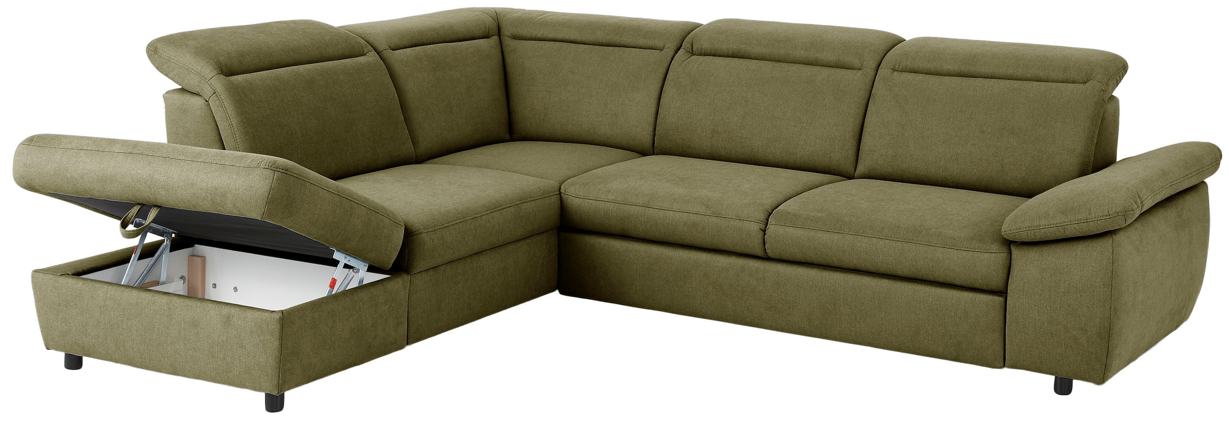 Home affaire Ecksofa »Mauritius L-Form«, mit Ottomane, mit Kopfteil- und Armlehnverstellung
