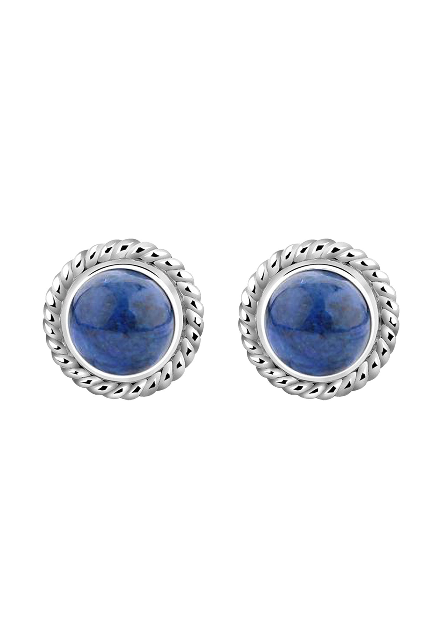 Nenalina Paar Ohrstecker »Ohrringe Lapislazuli Geburtsstein September Stilvoll 925 Silber«