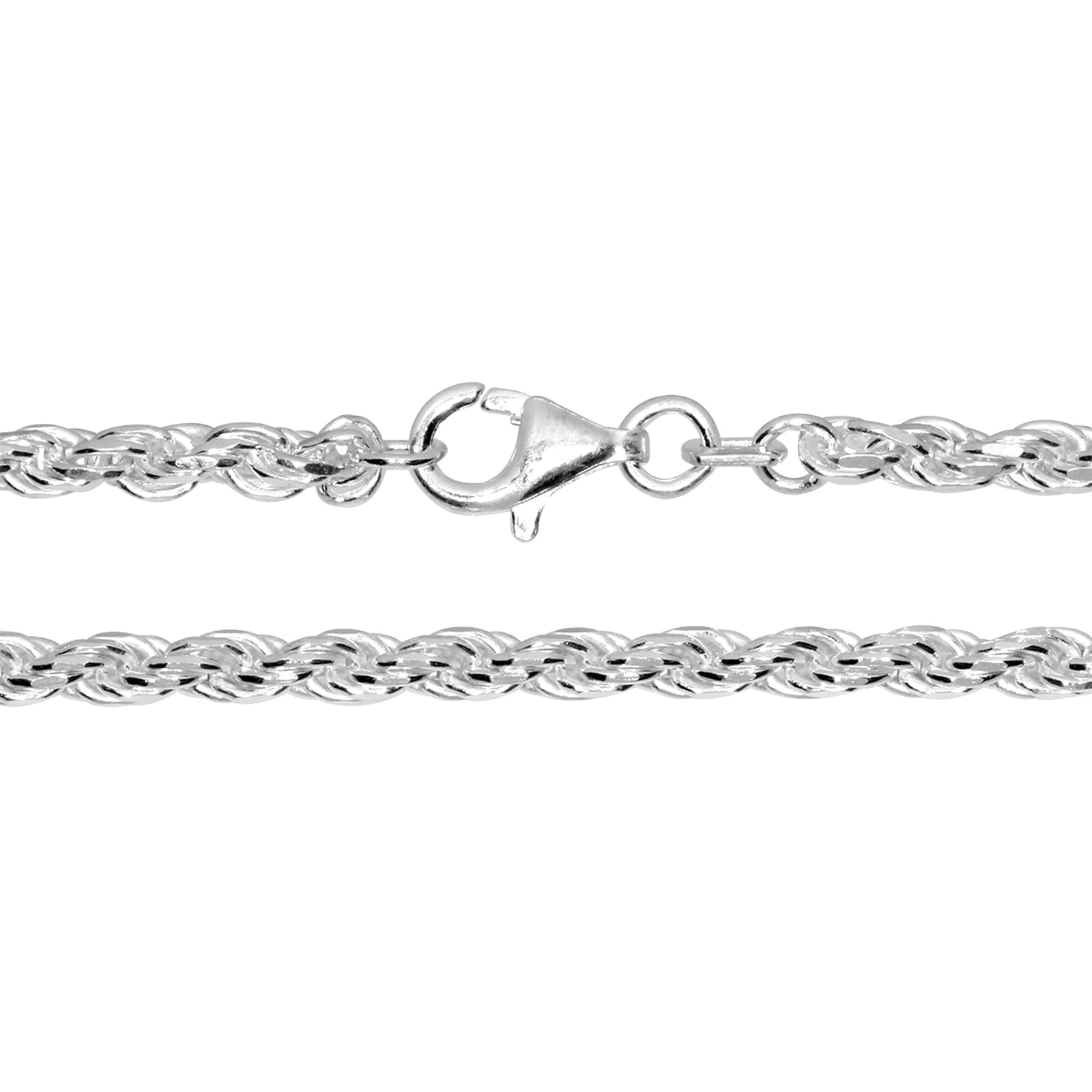 OSTSEE-SCHMUCK Silberkette »- Kordel 2,8 mm - Silber 925/000 -,«
