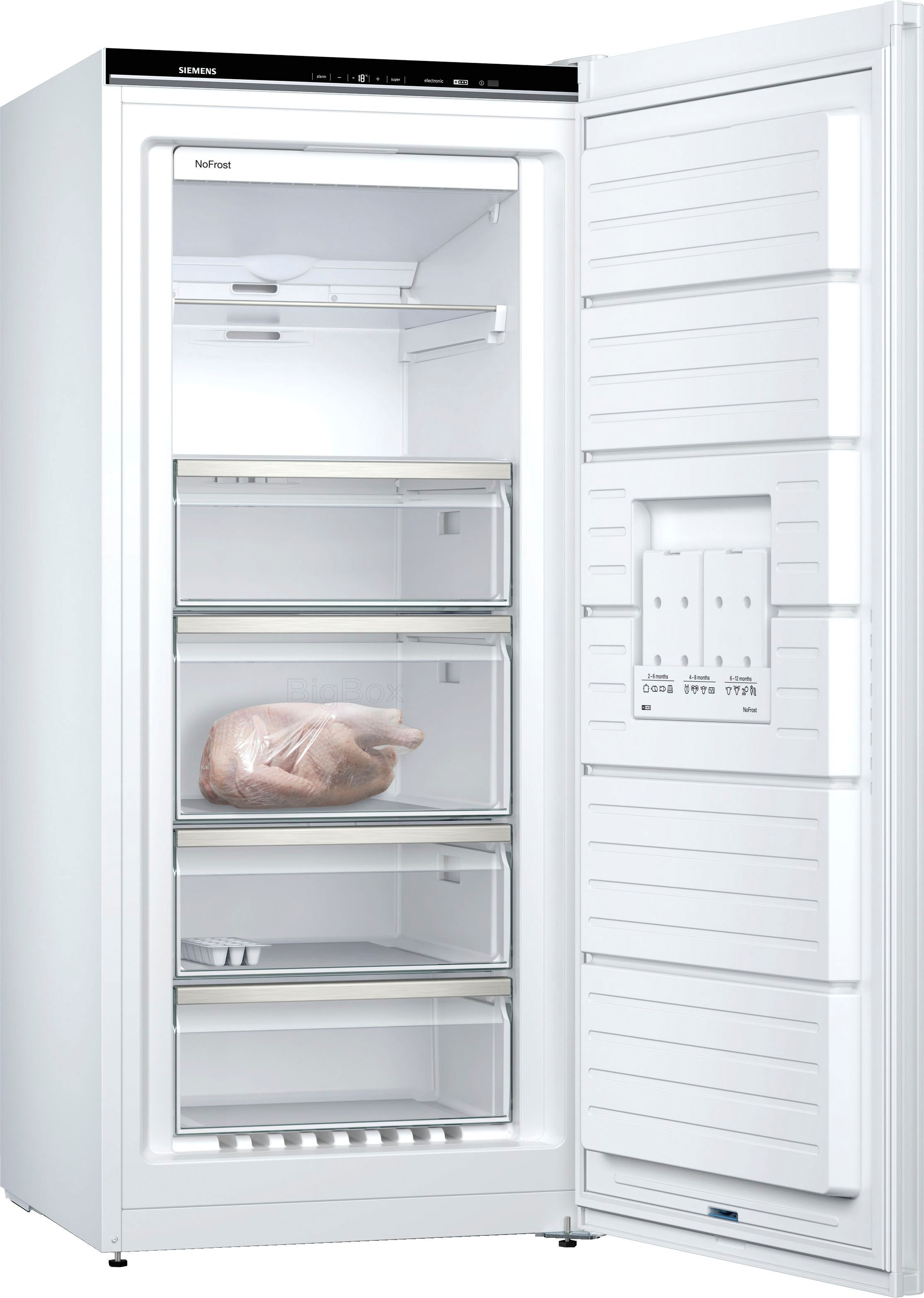SIEMENS Gefrierschrank iQ500 »GS51NUWDP«, 161 cm hoch, 70 cm breit