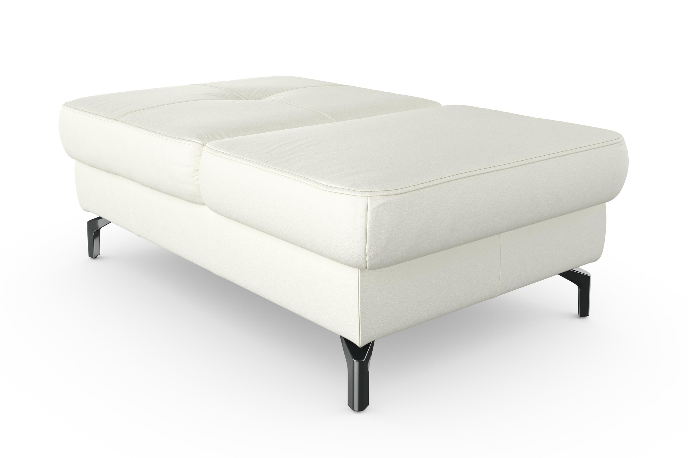 sit&more Hocker »Bendigo«, mit Klappfunktion, Bodenfreiheit 12 cm, wahlweise in 2 Fußfarben