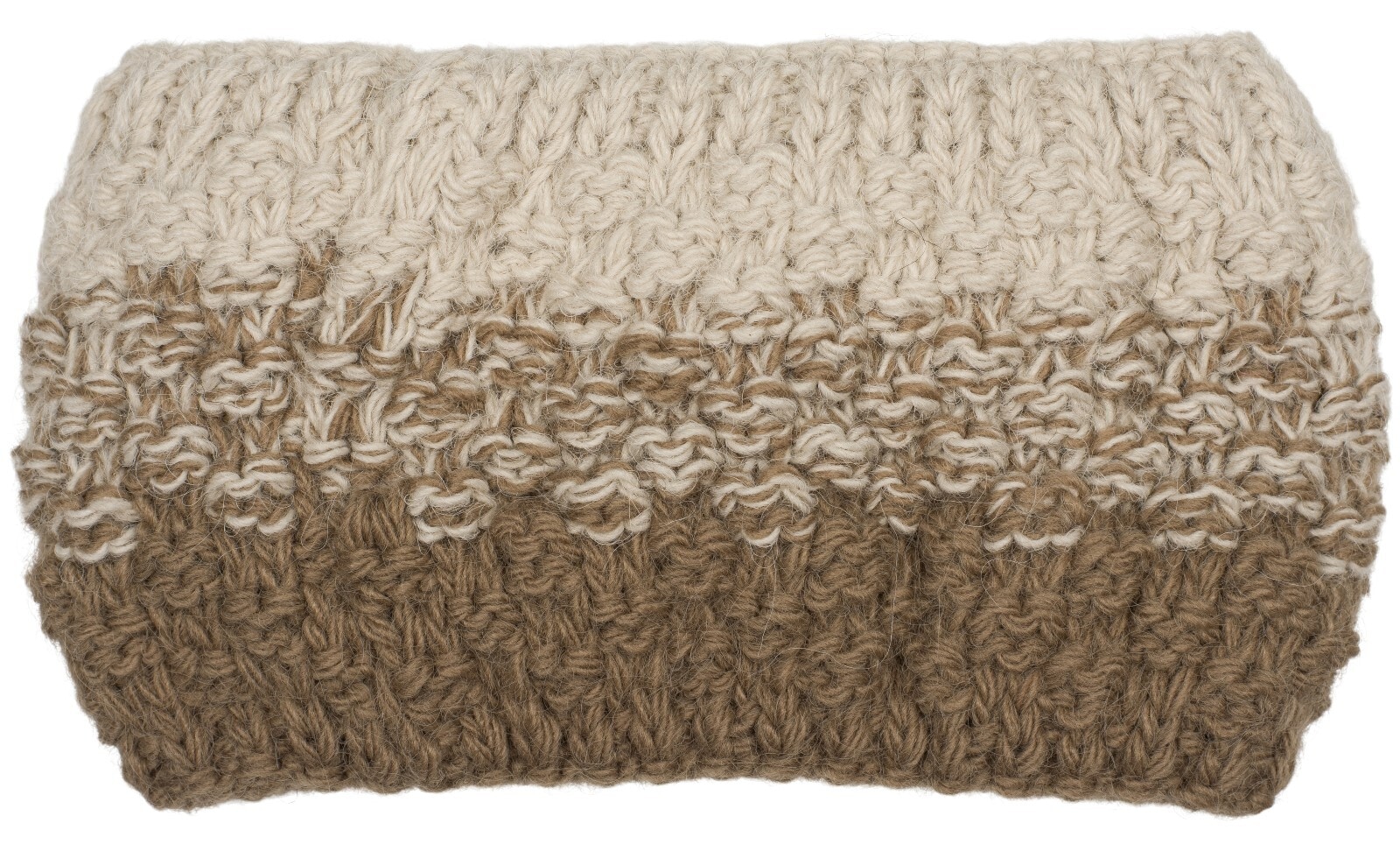 styleBREAKER Stirnband »2-Farbiges Ombré Strick Stirnband« 1 Stk.