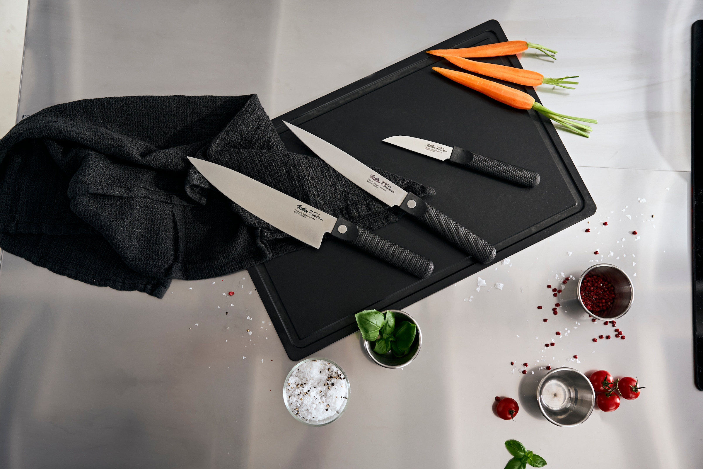 Fissler Messer-Set »ProcCut Collection« Made in Germany , handgeschliffen , 12C27M Spezialmesserstahl