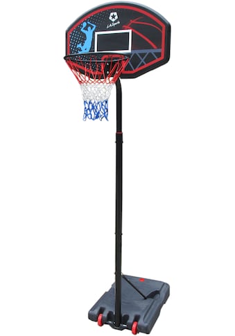L.A. Sports Basketballkorb, (Set, 3 St., Komplett-Set mit Basketballkorb, Netz und... kaufen