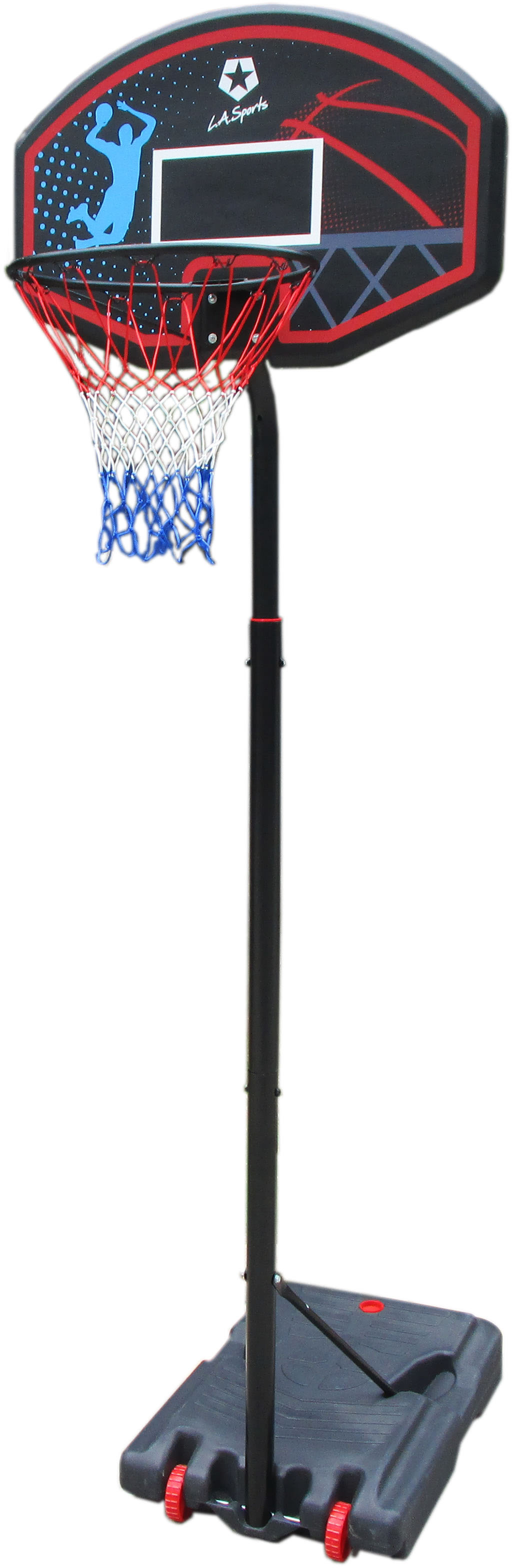 Basketballkorb, (Set, 3 St., Komplett-Set mit Basketballkorb, Netz und Ständer), mit...