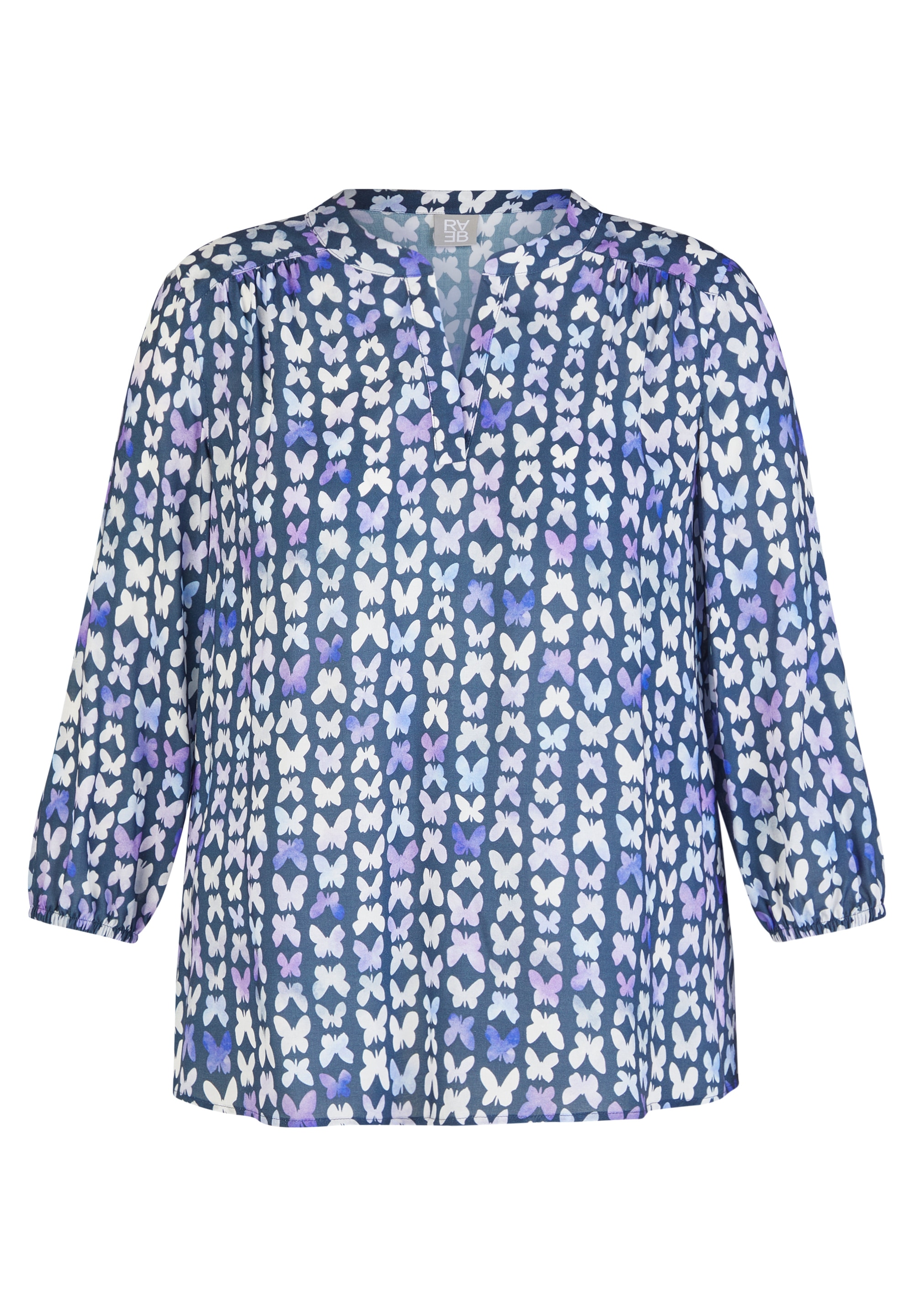 Rabe Klassische Bluse mit All-Over Print