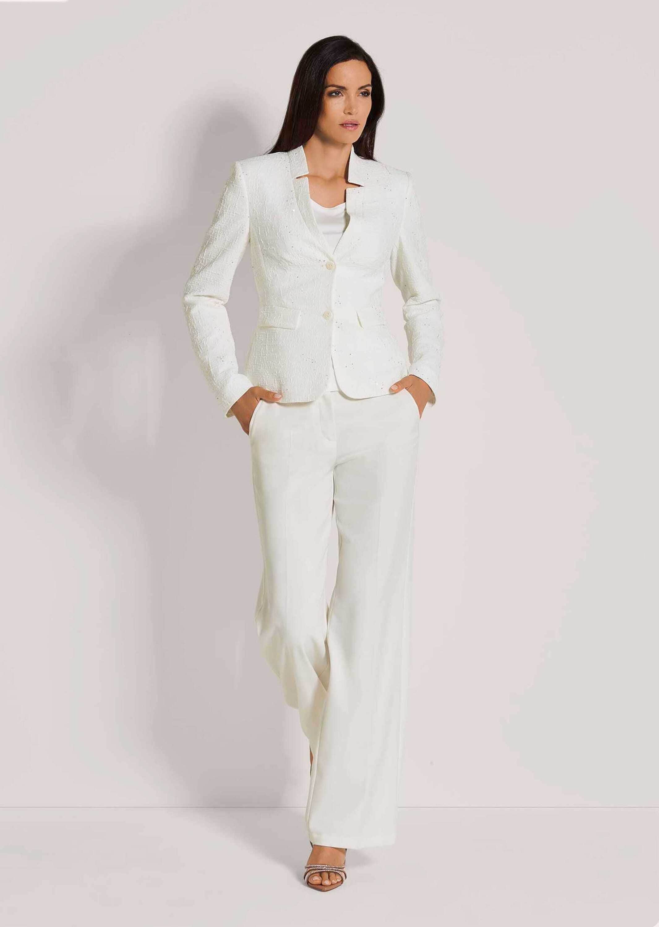 MADELEINE Jackenblazer »Blazer Strukturierter Kurzblazer mit Pailletten«