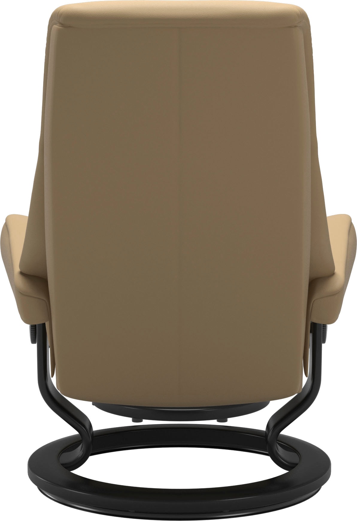 Stressless® Relaxsessel »View«, (Set, Relaxsessel mit Hocker), mit Classic Base, Größe M,Gestell Schwarz