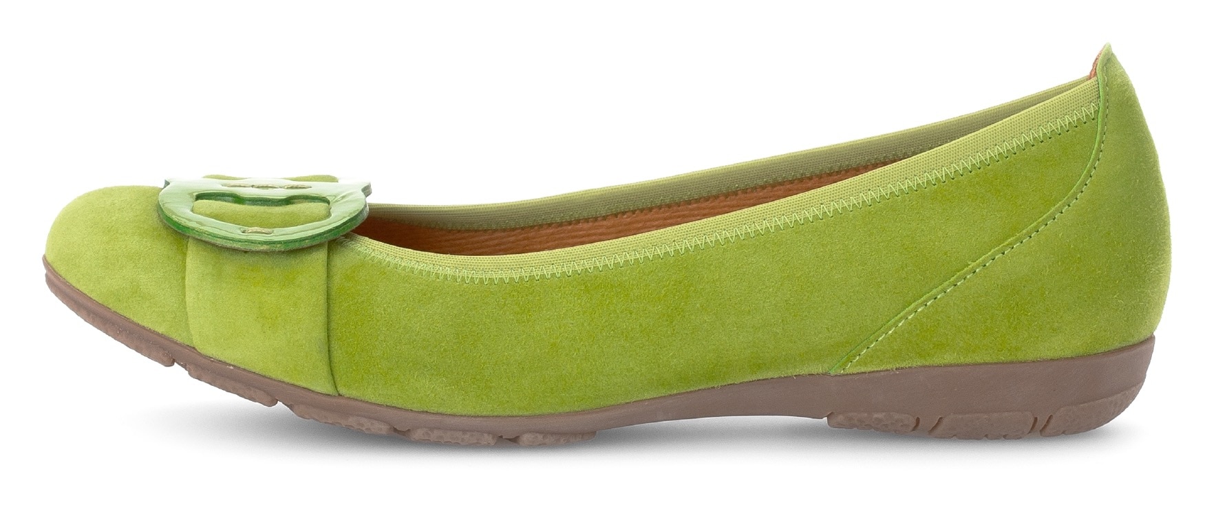 Gabor Ballerina, flache Schuhe, Slipper mit Hovercraft Luftkammern-Laufsohle
