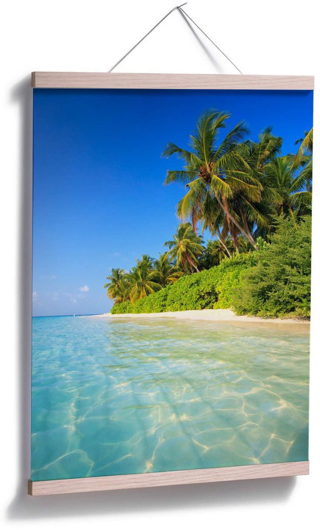 Wall-Art Poster »Poster Colombo Malediven«, Landschaften, (1 St.), Poster,  Wandbild, Bild, Wandposter bequem bestellen