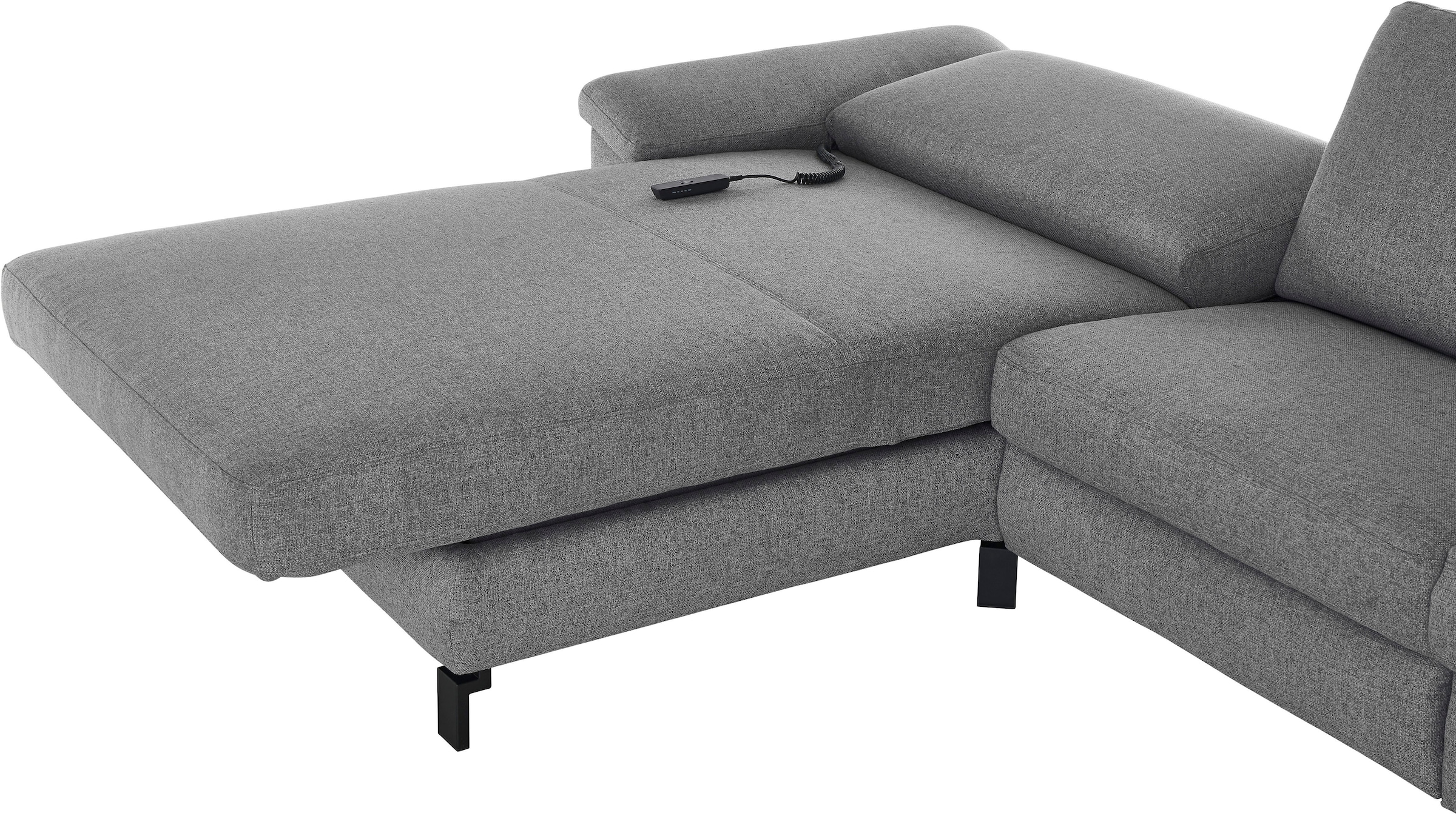 3C Candy Ecksofa »Mainau L-Form« Relaxfunktion im 1,5-Sitzer, motorische Schlaffunktion in Longchair