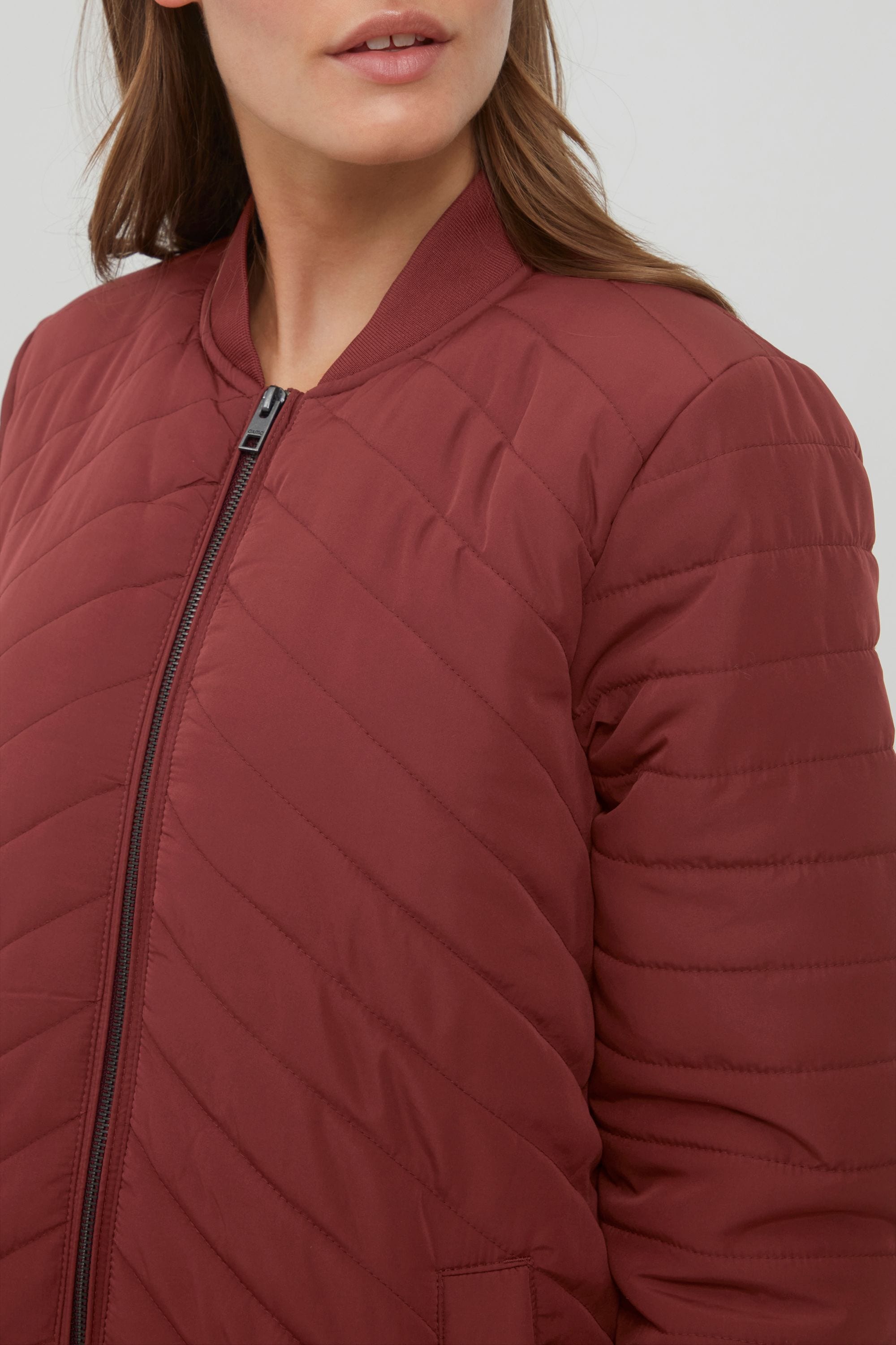 OXMO Steppjacke »Steppmantel OXMadalyn«, ohne Kapuze