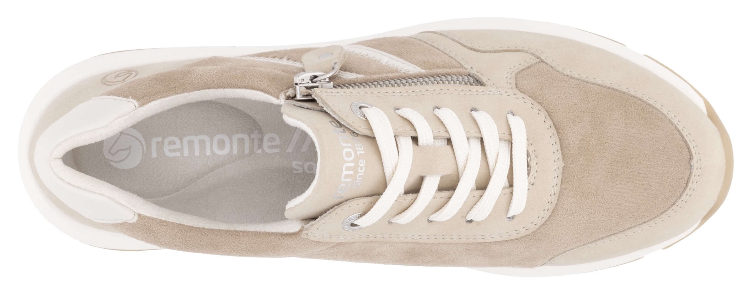 Remonte Keilsneaker, Freizeitschuh, Halbschuh, Schnürschuh in veganer Verarbeitung