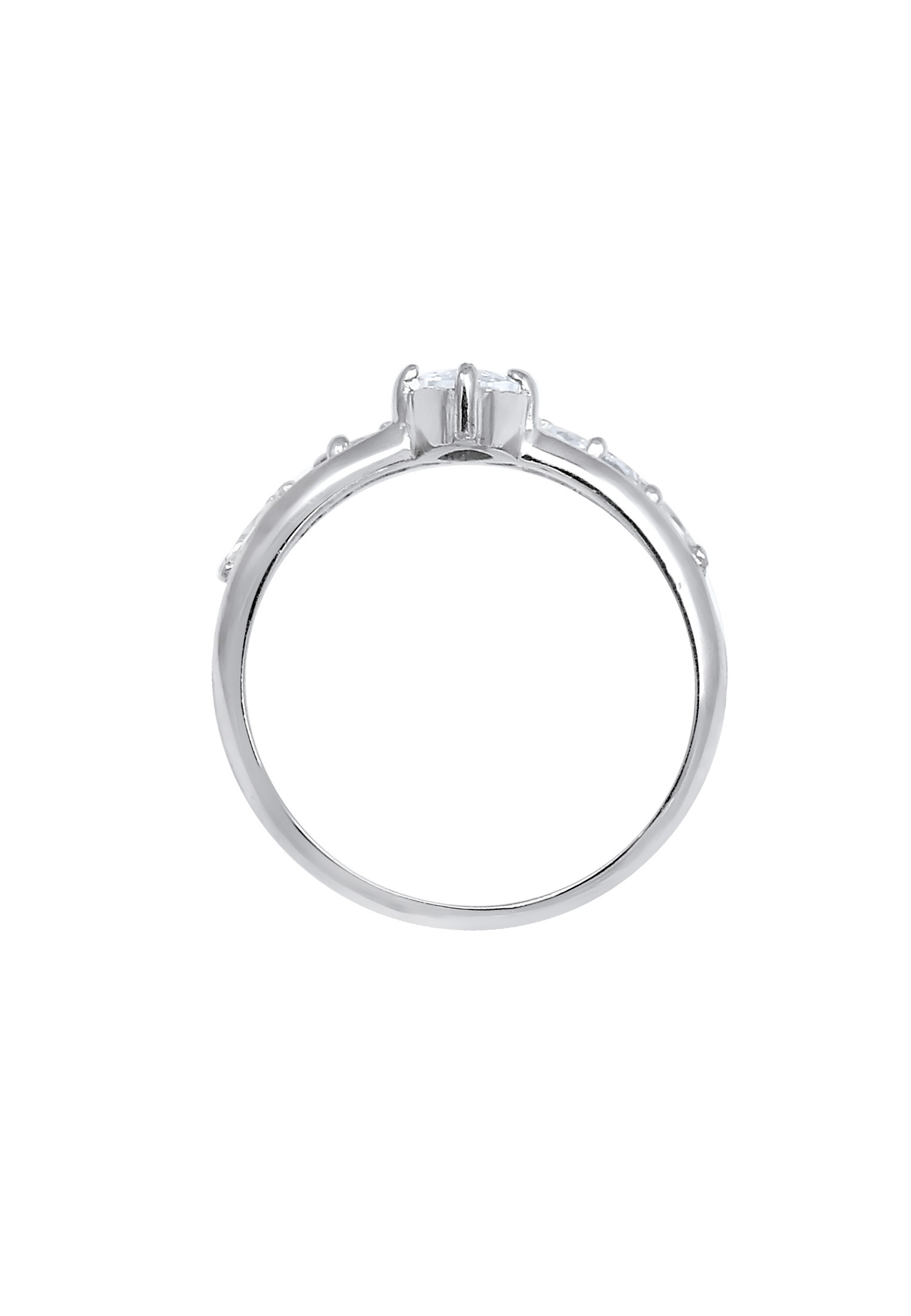 Elli Premium Silberring »Ring Zirkonia Marquise 925 Silber«