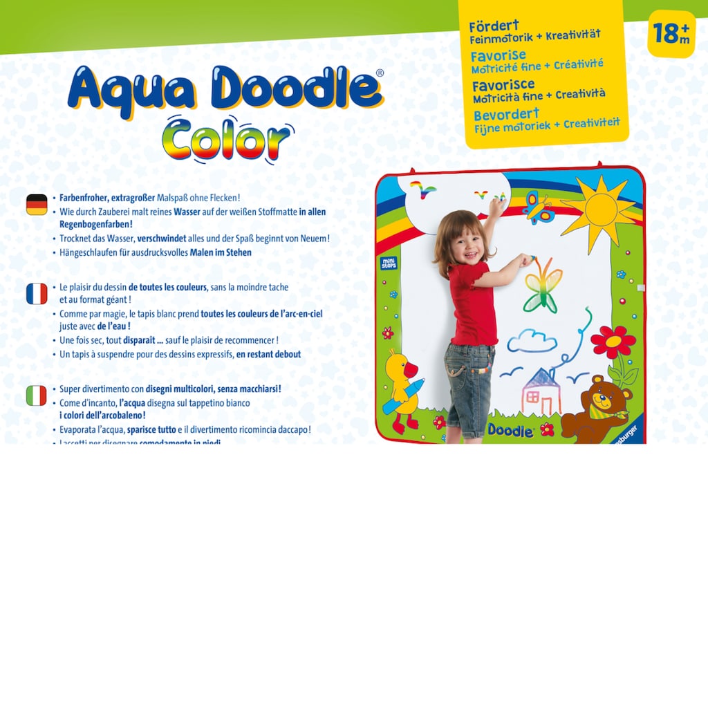 Ravensburger Kreativset »ministeps® Aqua Doodle® XXL Color«, Made in Europe; FSC® - schützt Wald - weltweit