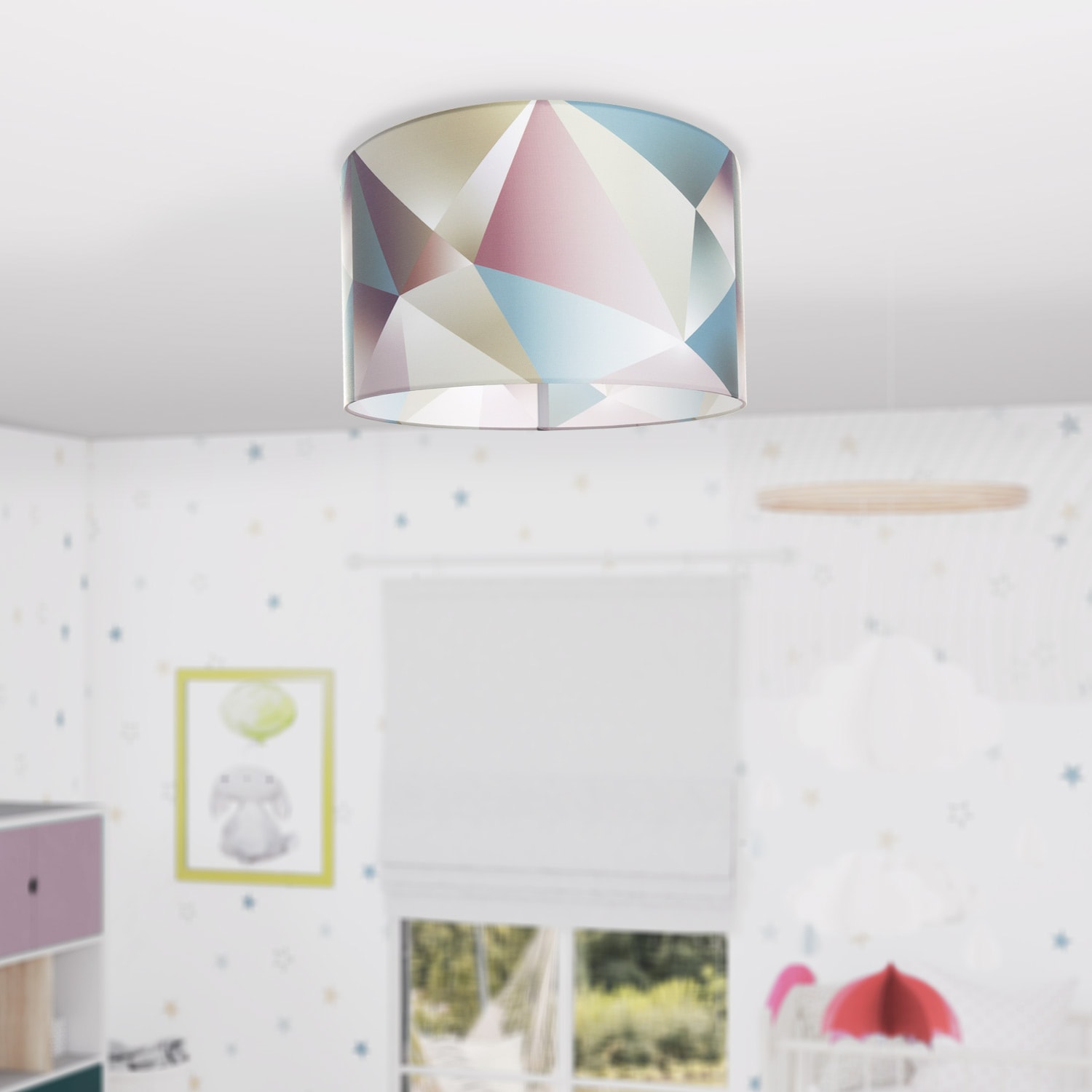 Paco Home Deckenleuchten »Kosy 310« E27 Deckenlampe LED  Wohnzimmer Und Schlafzimmer, Pastellfarben, E27