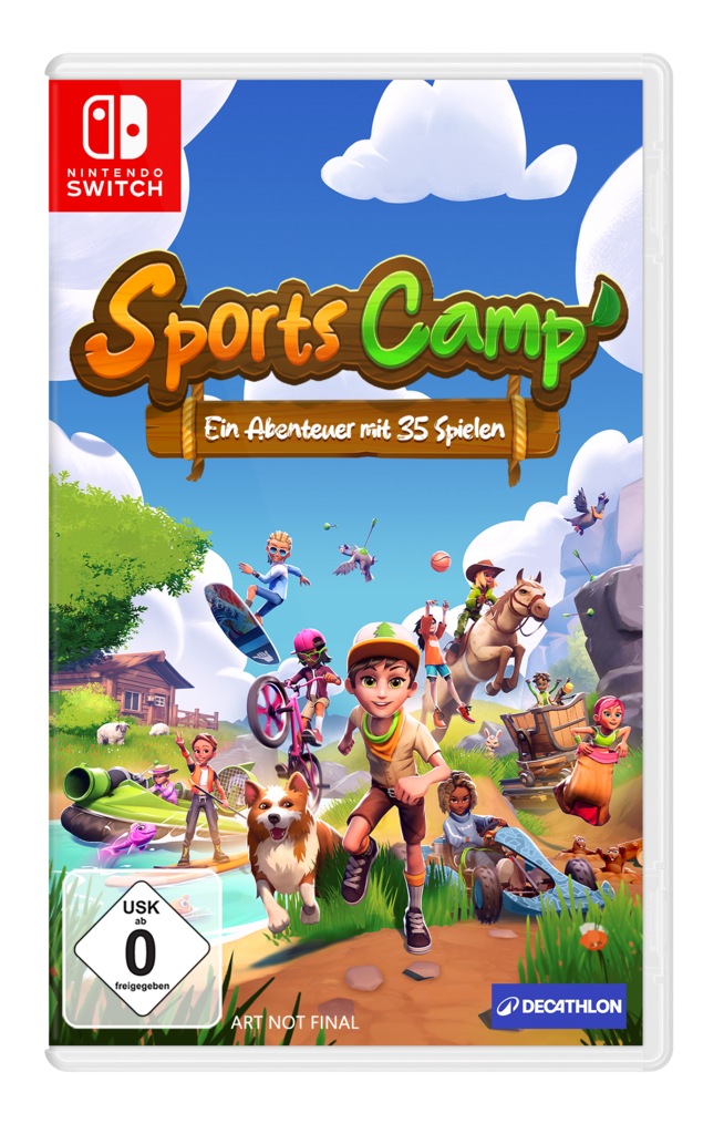 U&I Entertainment Spielesoftware "Sports Camp: Ein Abenteuer mit 35 Spielen" Nintendo Switch