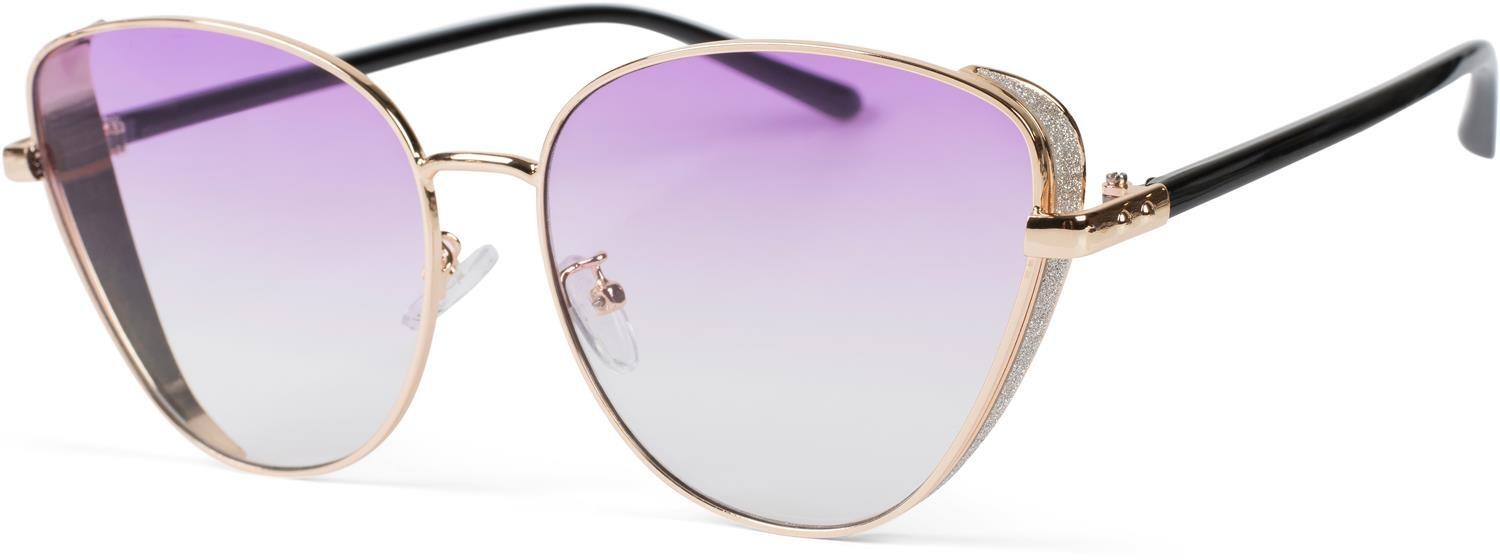 styleBREAKER Sonnenbrille »Cateye Sonnenbrille mit Glitzer Side Shield« 1 Stk.