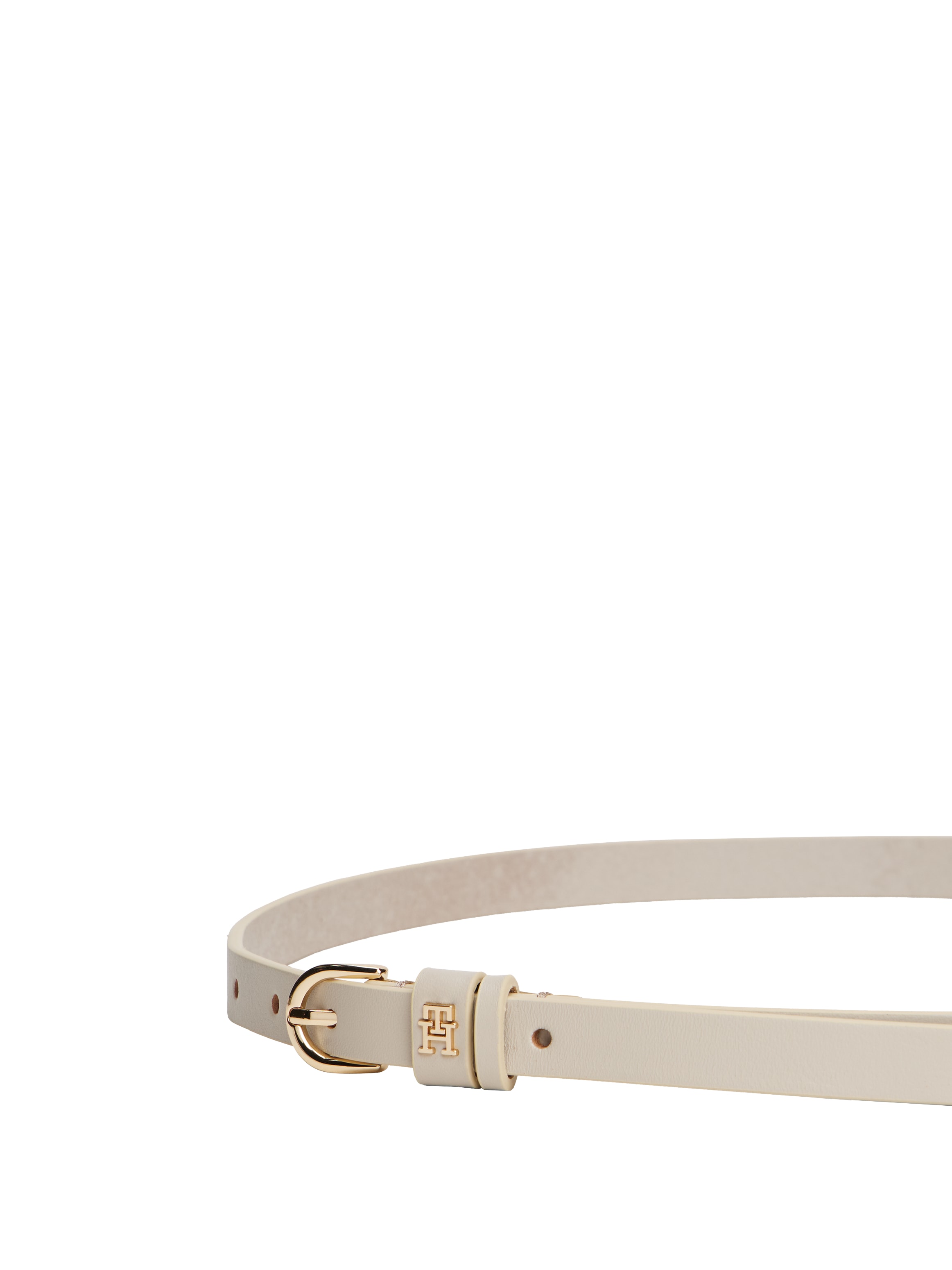Tommy Hilfiger Ledergürtel »ESSENTIAL EFFORTLESS GOLD«, 1,5 cm breit, ovale Einfachdornschließe, Damengürtel