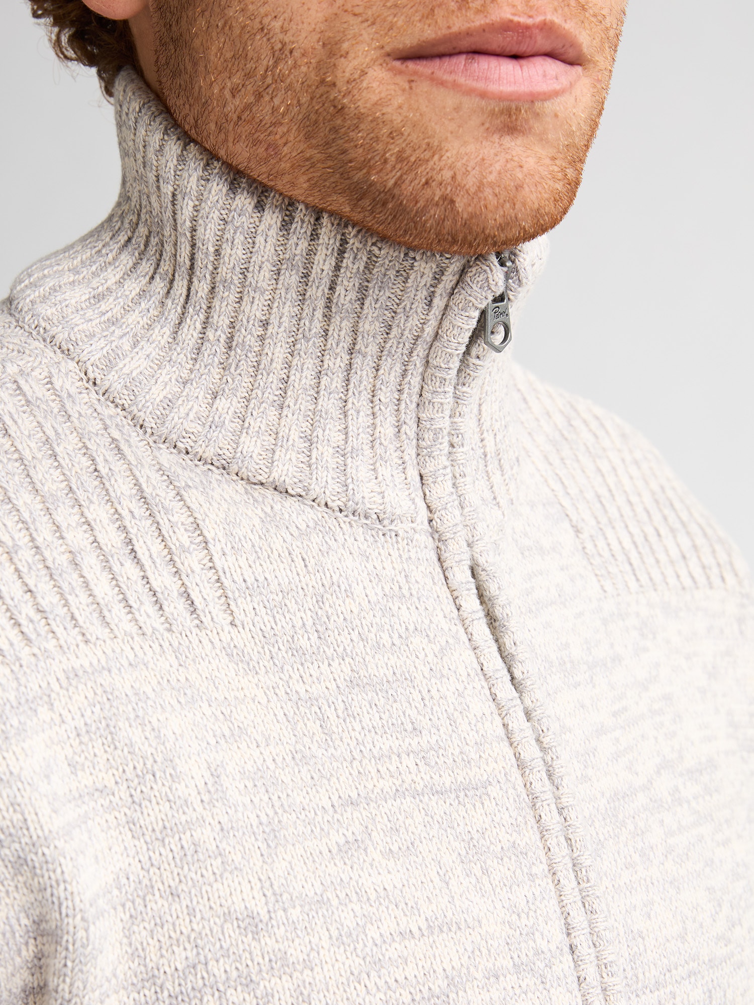 Petrol Industries Strickjacke mit Stehkragen