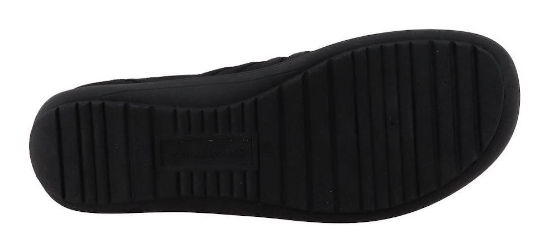 TOM TAILOR Riemchenballerina »Patty«  Freizeitschuh, Halbschuh mit Logoschriftzug