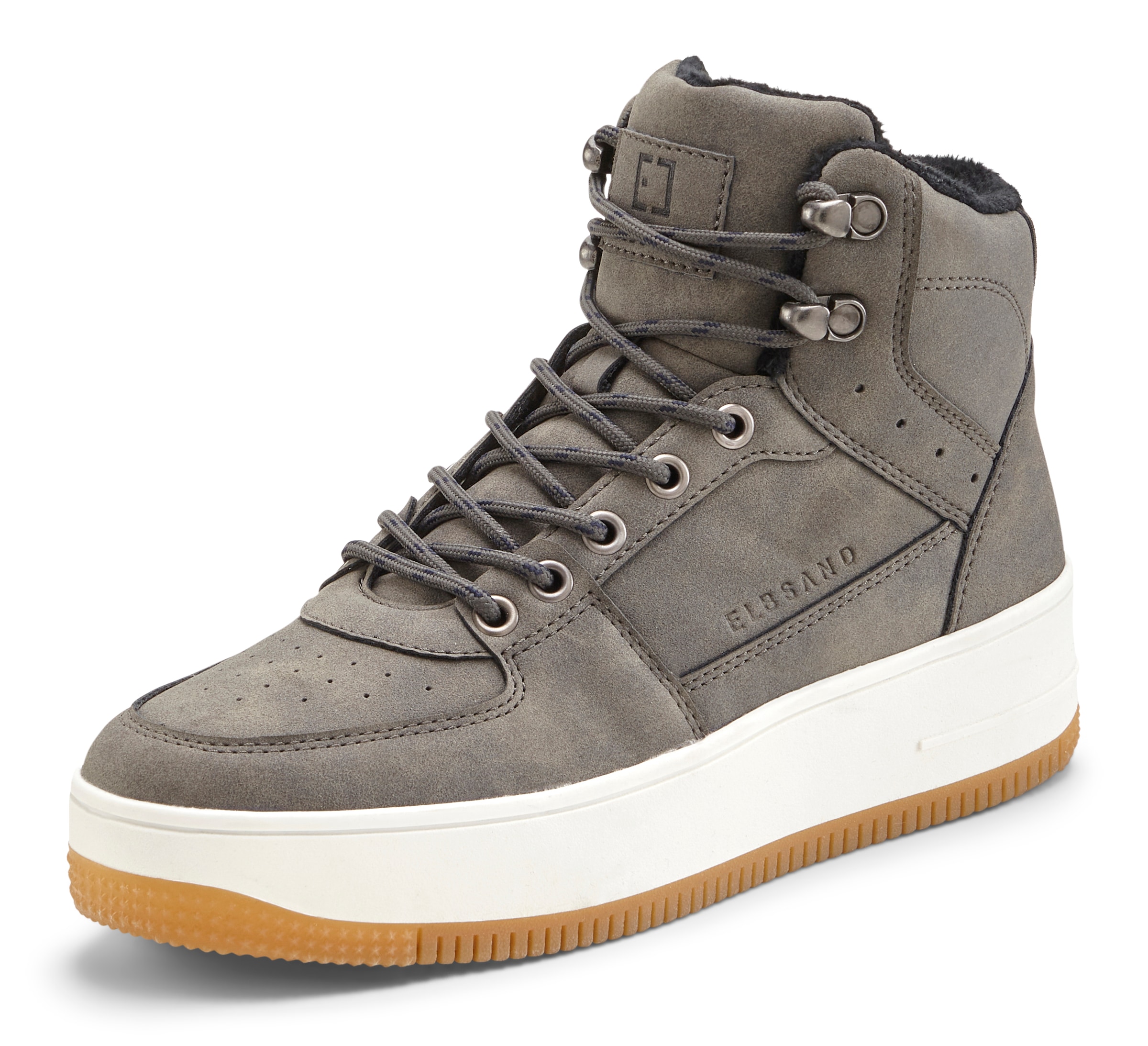 Elbsand Sneaker  mit kuscheligem Warmfutter, Freizeitschuh, Halbschuh, High Top Sneaker