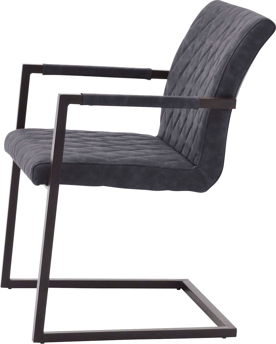 MCA furniture Armlehne, Set, ohne kg mit Freischwinger oder St., Vintage »Kian«, bis 2 belastbar 120 auf Stuhl Rechnung bestellen Kunstleder