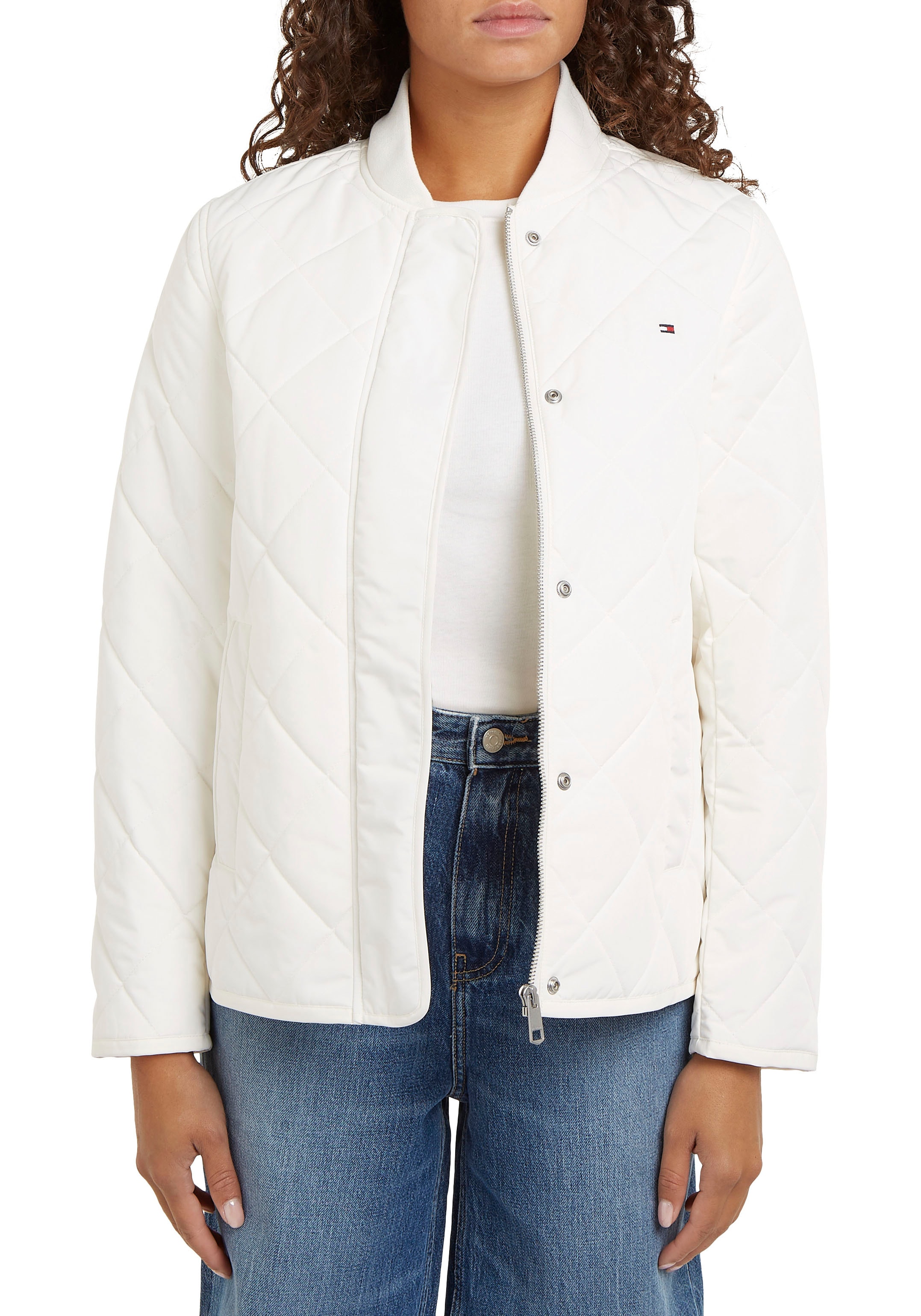 Tommy Hilfiger Steppjacke »LW QUILTED BOMBER JACKET«, mit leichter Wattierung