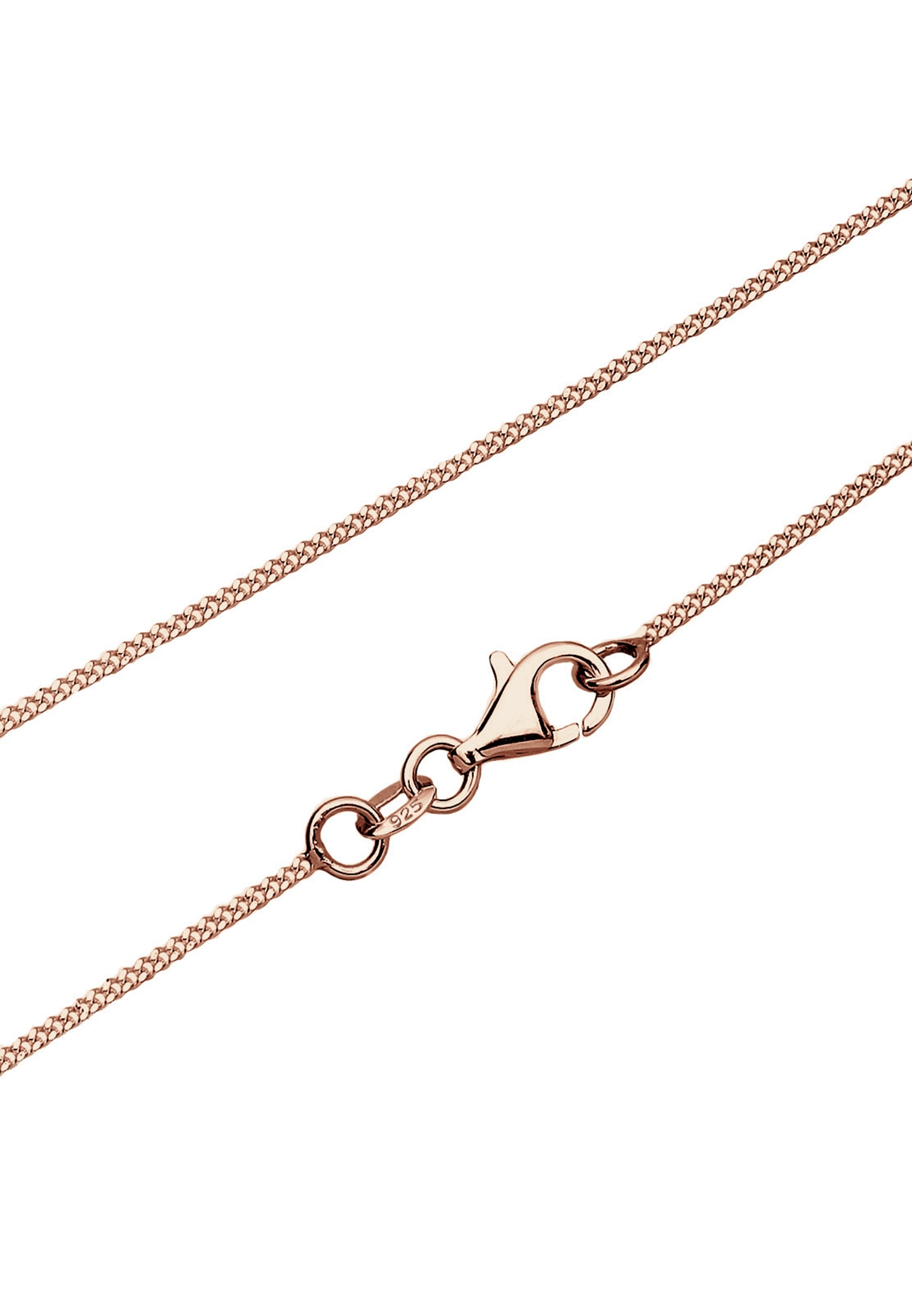 Elli Silberkette »Halskette Herz Glas Kristalle Weiß 925 Sterling Silber«