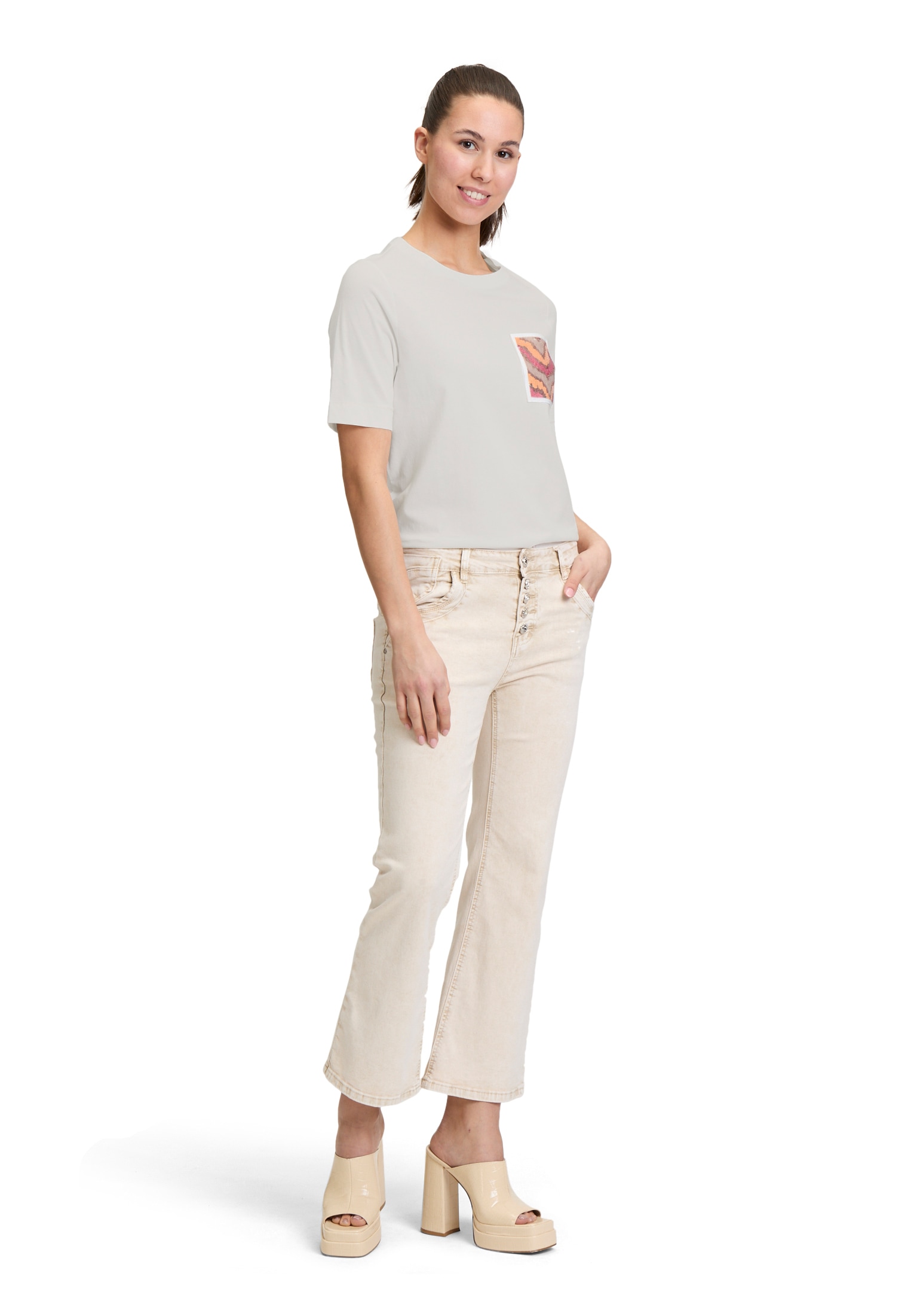 Cartoon Langarmshirt »Halbarm-Shirt mit Rundhalsausschnitt«