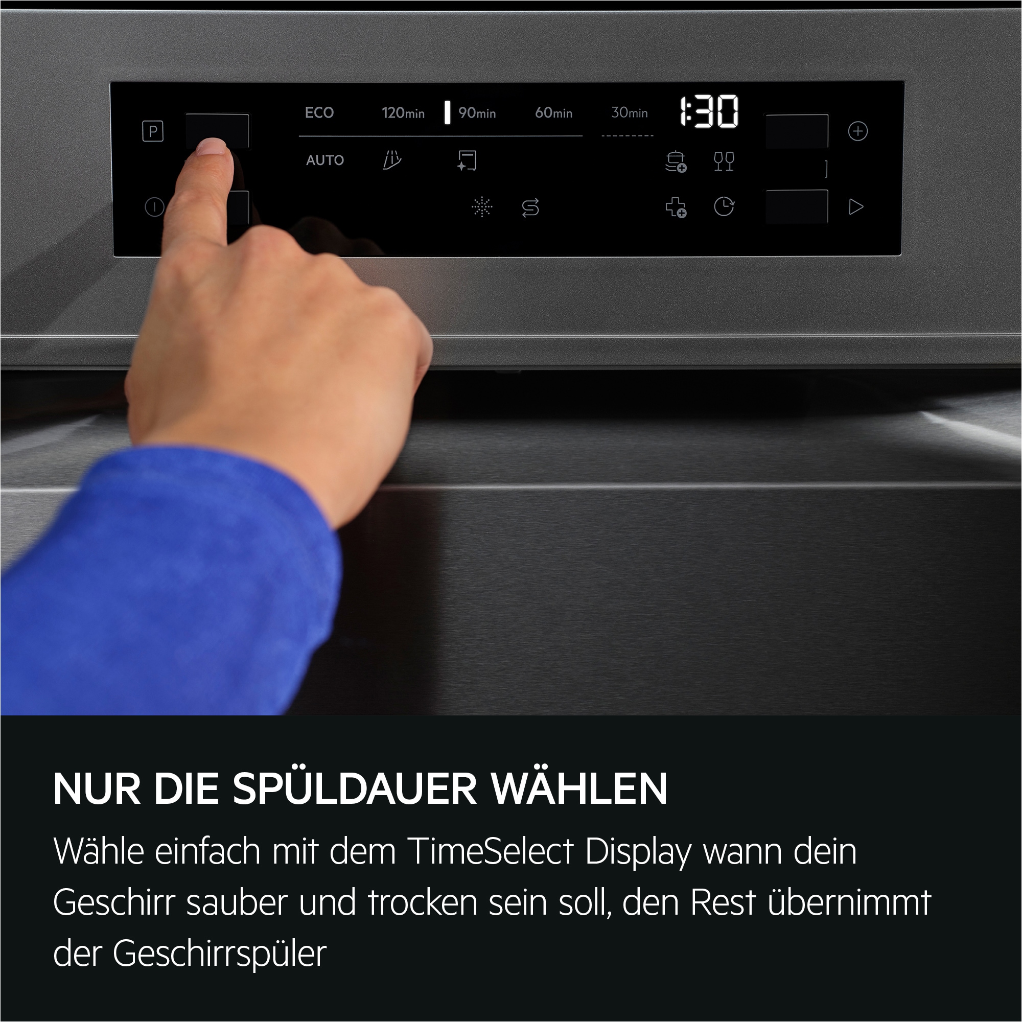 AEG Unterbaugeschirrspüler 6000 »GU620C2SCM« Spülmaschine – starke Sprühabdeckung, viel Platz & sauber