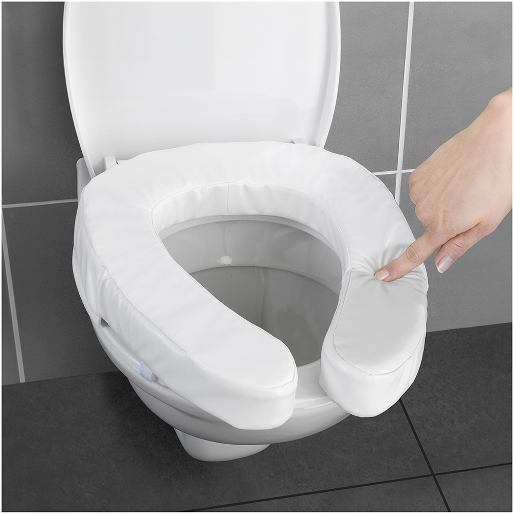 Maximex Toilettensitzerhöhung »WC-Sitzpolster SOFT«, 5 cm, gepolsterte Sitzerhöhung für alle gängigen Toilettenbrillen