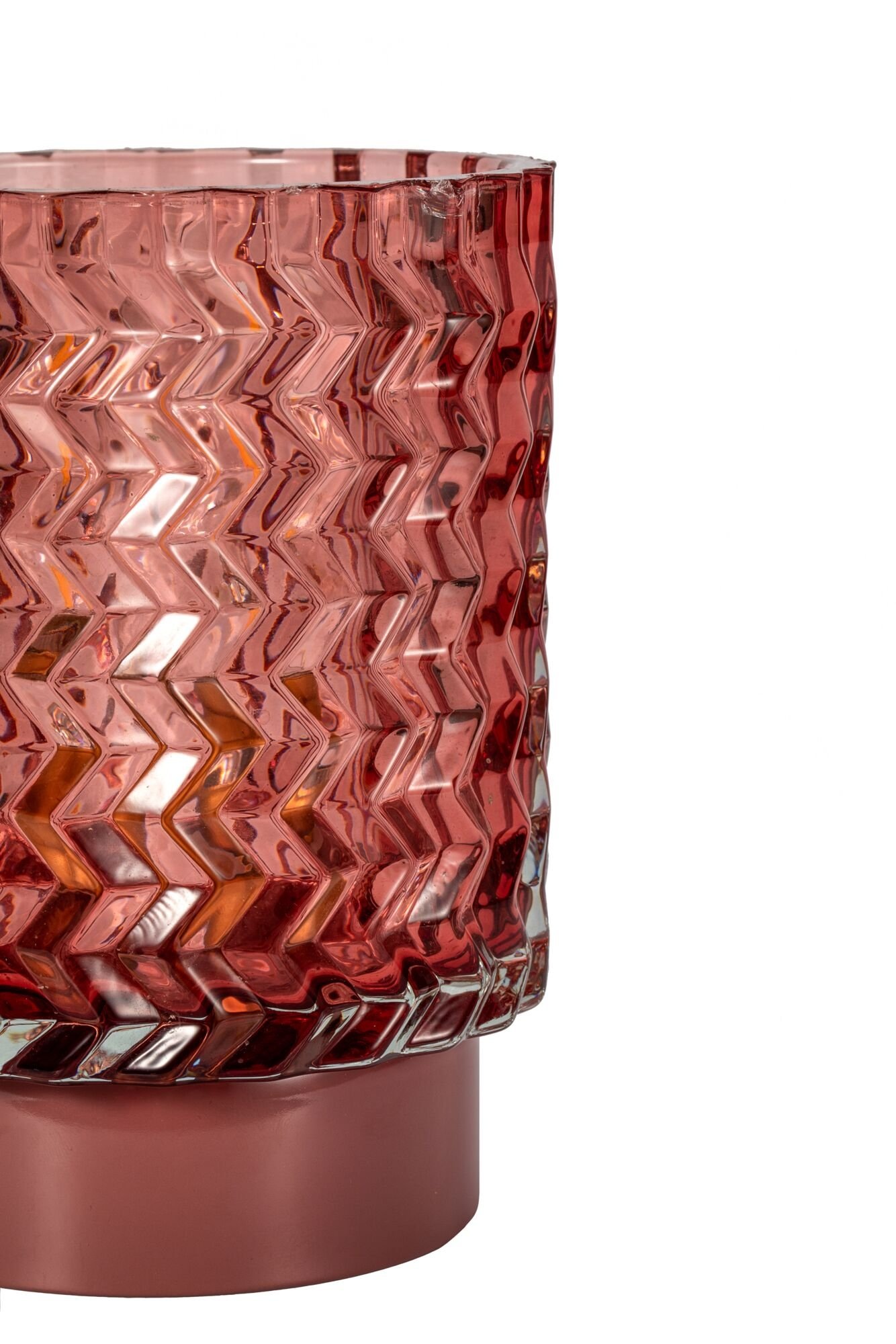 Pauleen LED Tischleuchte »Sweet Glamour mobile Rose Glas/Metall«, 1 flammig, Leuchtmittel E14 | LED fest integriert, E14, Timer Batterie