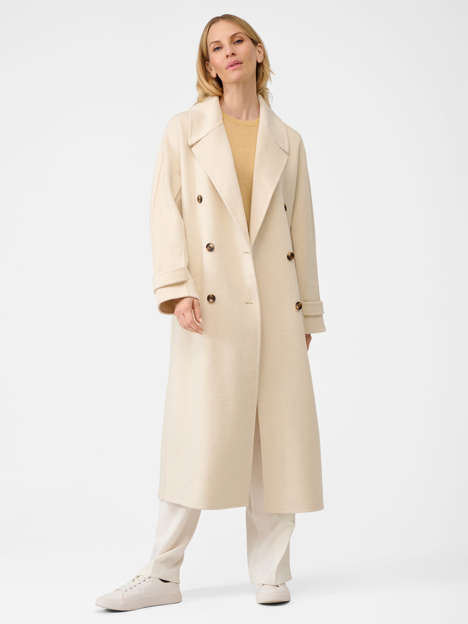 RICANO Wollmantel »Wollmantel Mirella« Handgefertigt, aus feinster Double-Face Wool