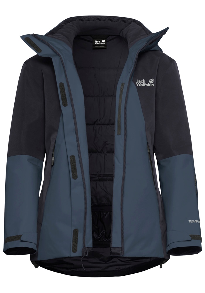 Jack Wolfskin Skijacke »FLOWLINE 2L INS JKT W«, mit Kapuze