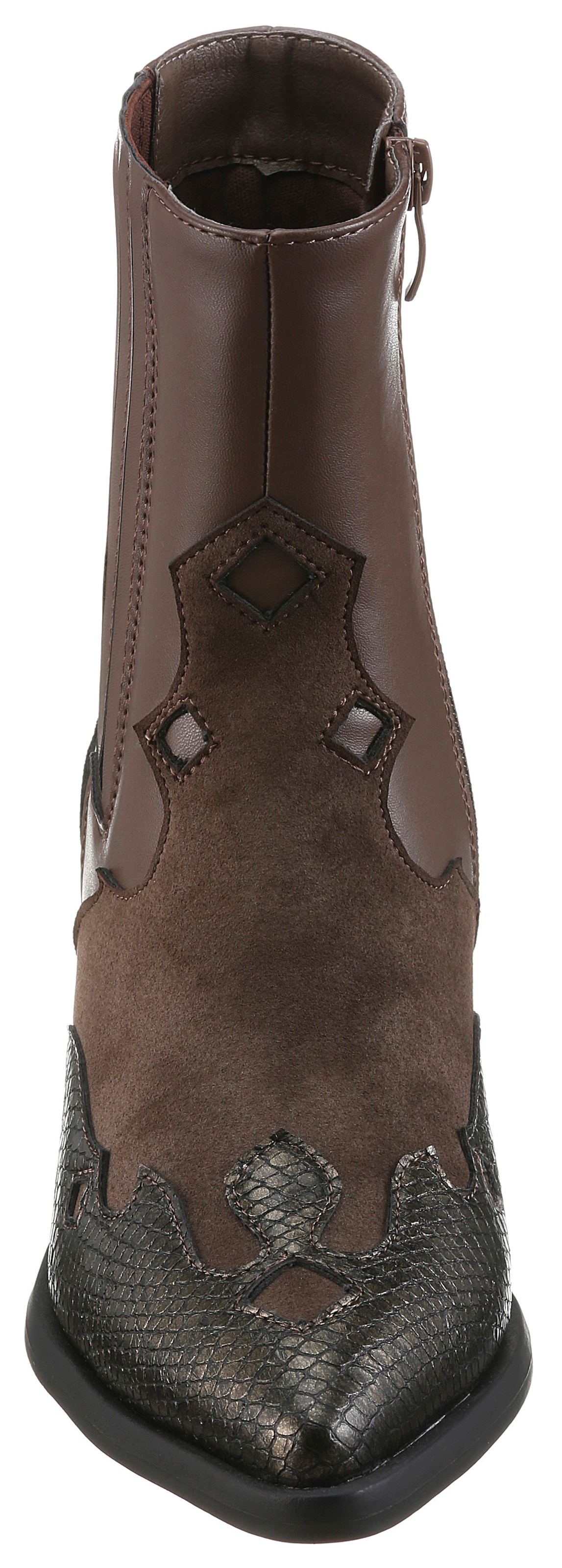 Aniston SHOES Westernstiefelette  Cowboystiefelette mit Stretch - NEUE KOLLEKTION