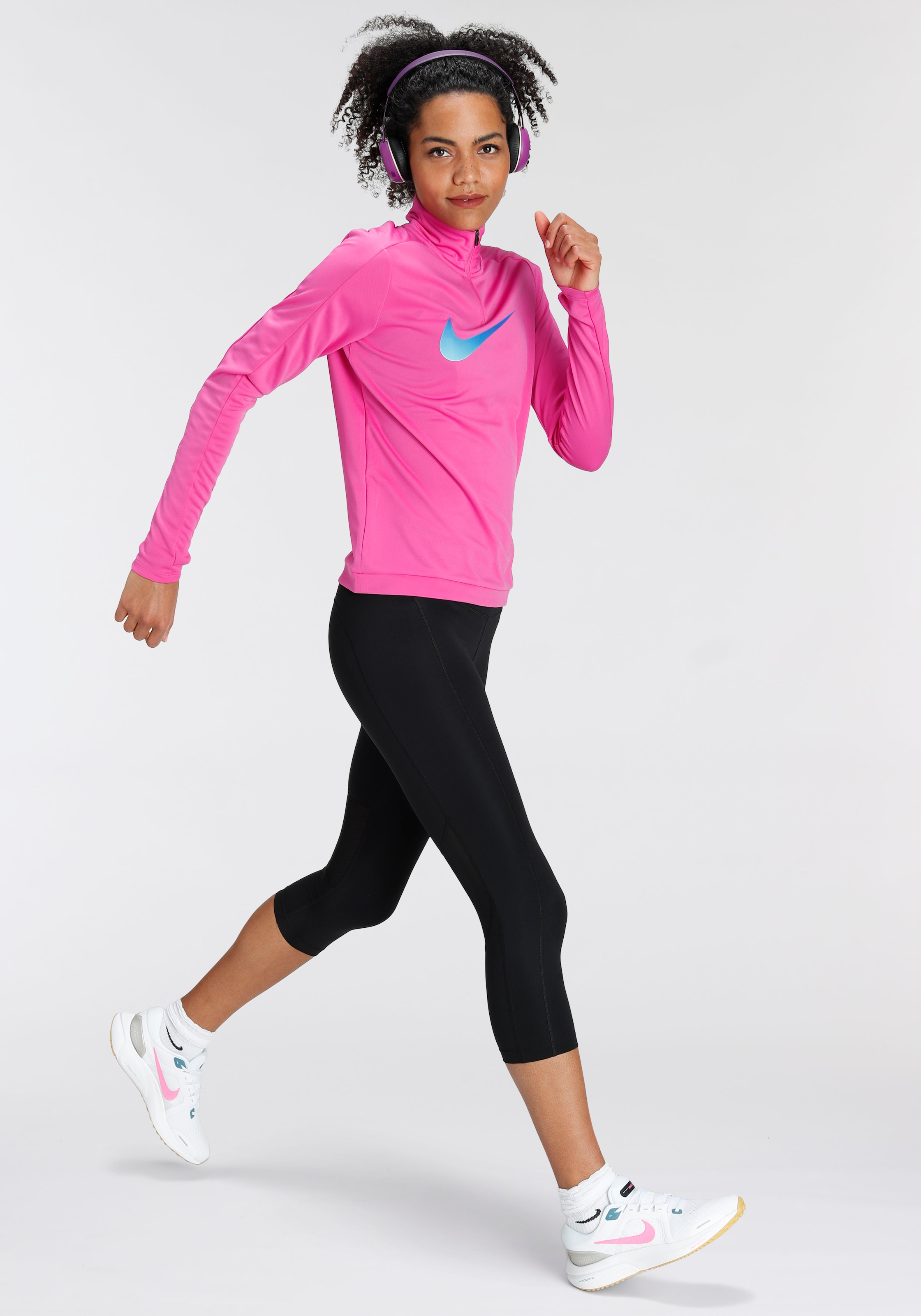 Nike Lauftights »Dri-FIT Fast Women's Mid-Rise Crop Running Leggings«