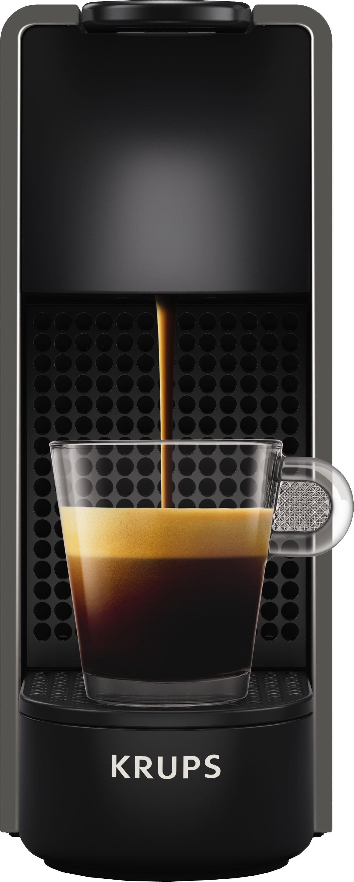 Nespresso Garantie XXL Jahren inkl. von Wassertank: mit Mini mit Kapseln 3 »XN110B 0,6 Kapselmaschine Essenza L, Krups«, 14 Willkommenspaket