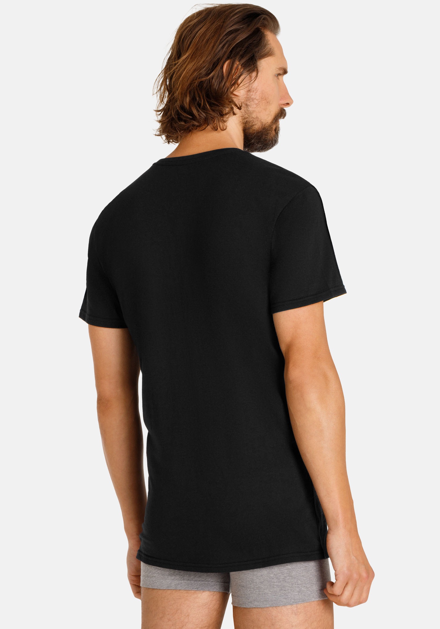 Camano T-Shirt »comfort«, (2er Pack), mit V-Ausschnitt