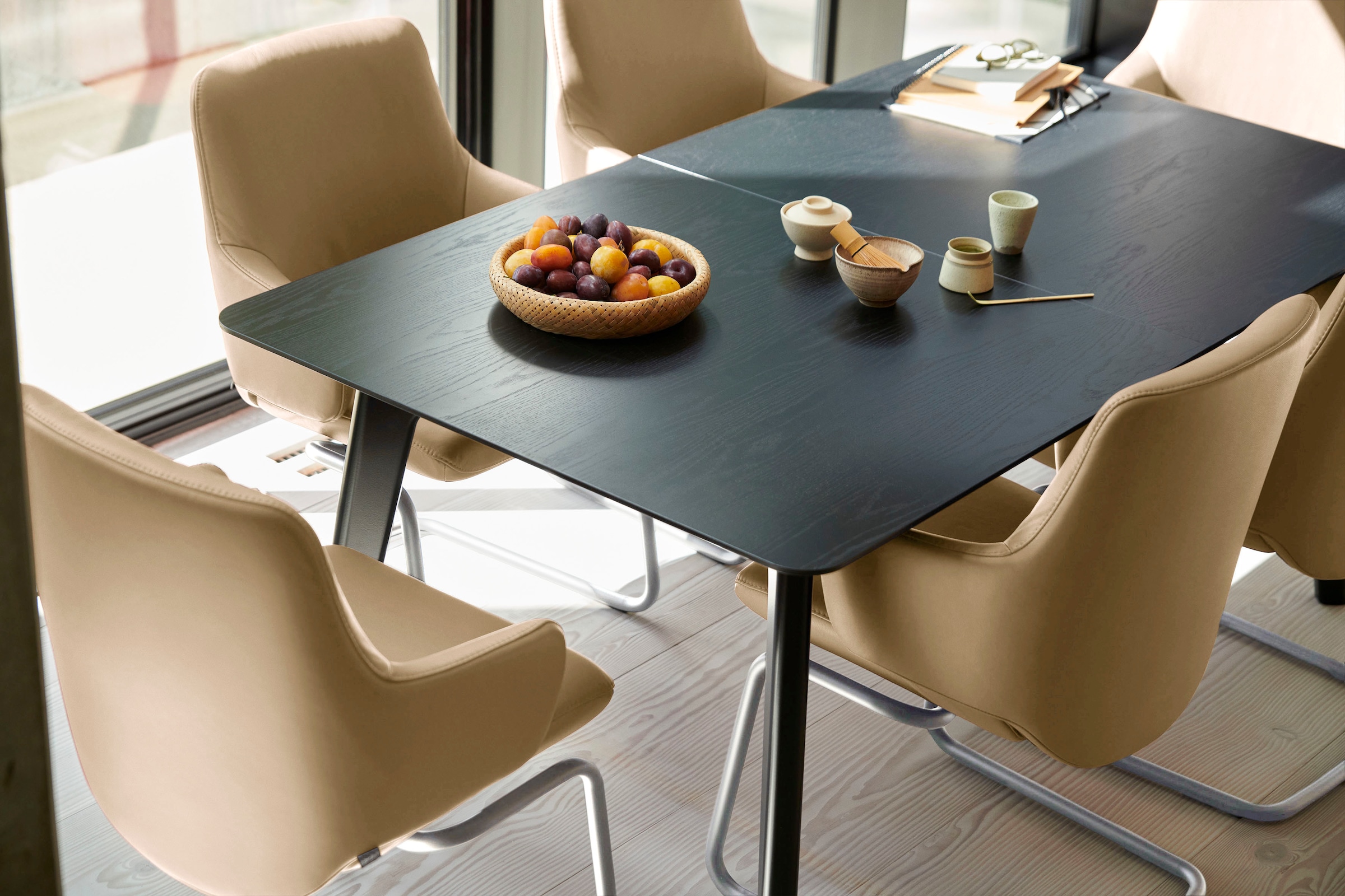 Stressless® Polsterstuhl »Laurel«, Leder PALOMA, Low Back mit Armlehne, Größe L, mit Beinen aus Stahl in Chrom glänzend