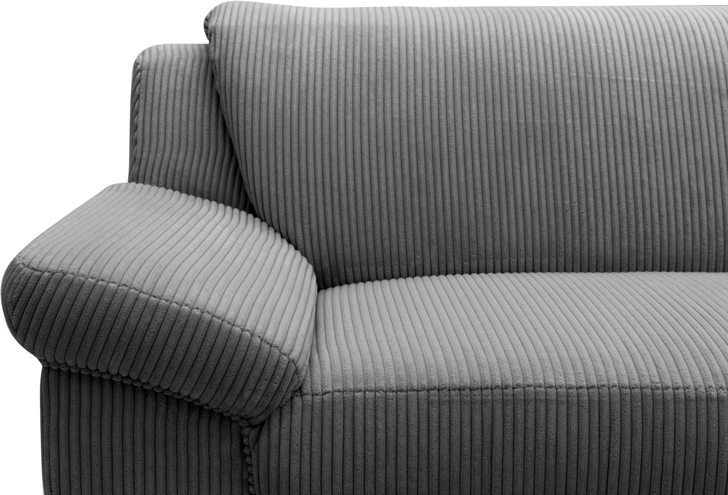 Home affaire Ecksofa »Yesterday zeitlos und elegant, bequeme Armlehnen, L-Form«, wahlweise mit Bettfunktion, auch in Cord