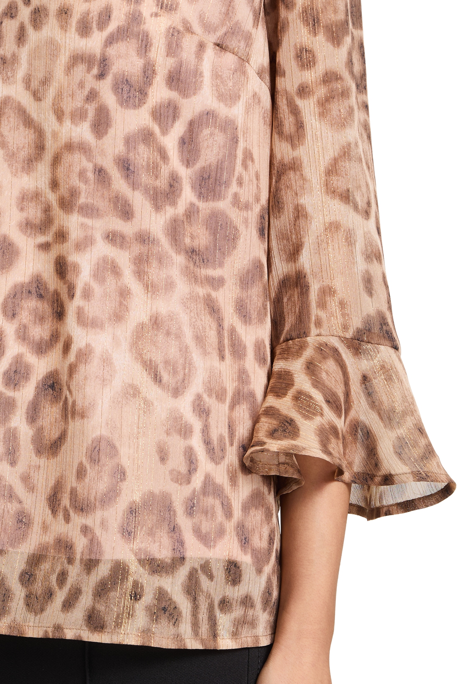 Cartoon Klassische Bluse »Casual-Bluse mit Leoprint«