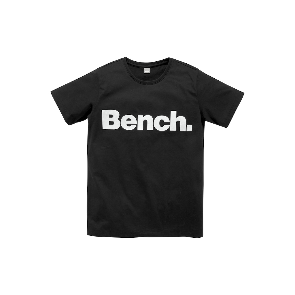 Bench. T-Shirt, mit Logodruck